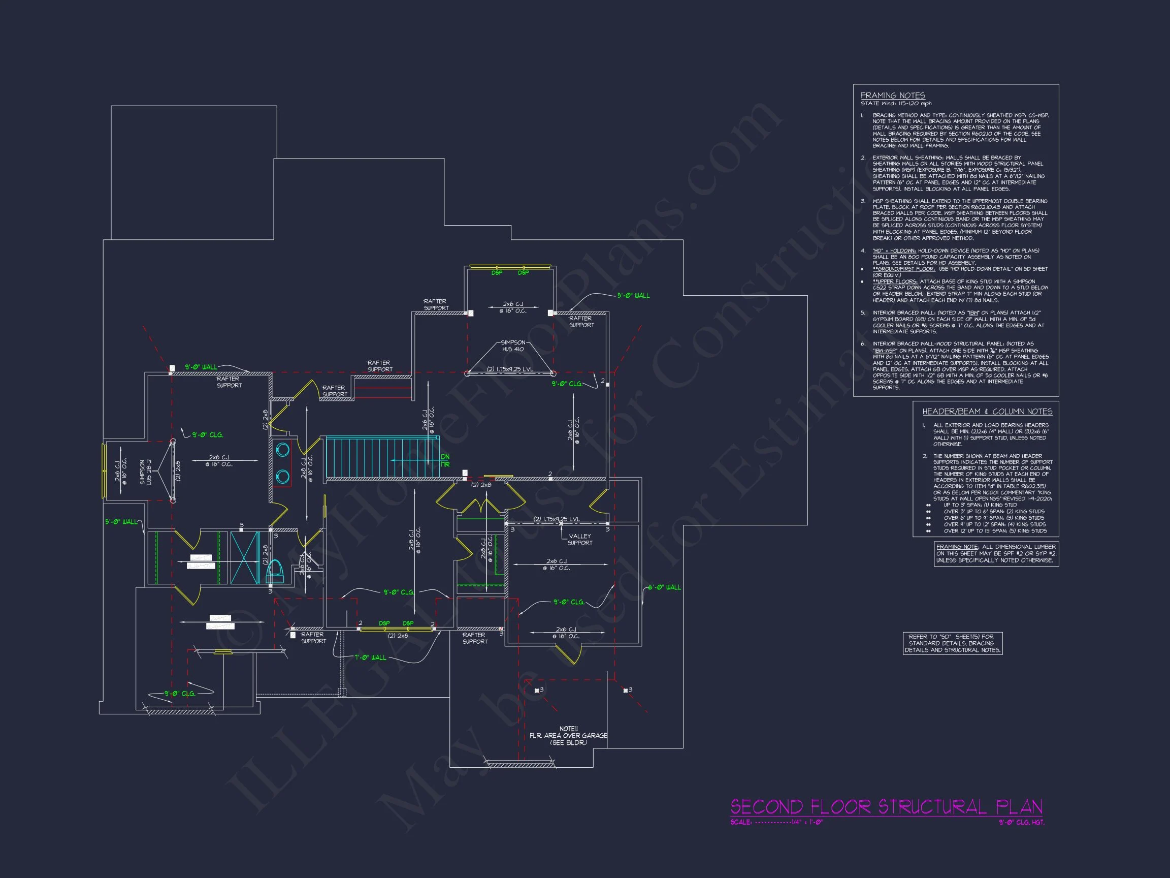 Spacious house Plan with 4 Bedrooms, CAD Designs & Blueprint