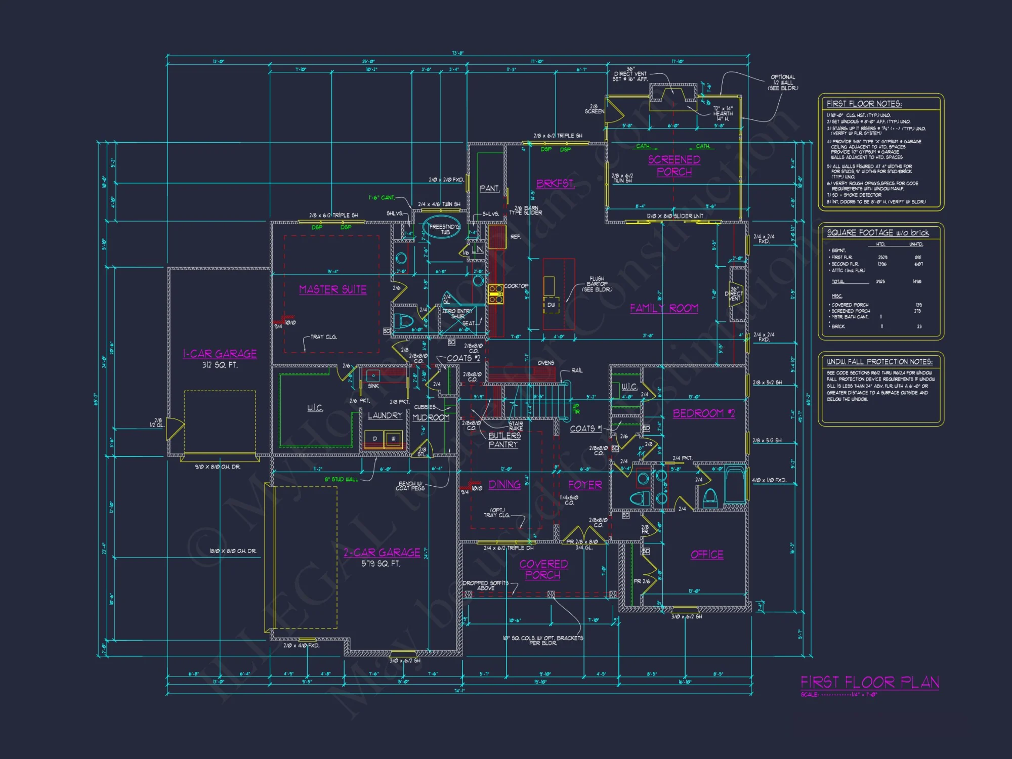 Colonial Farmhouse house Plan with Spacious Floor Designs