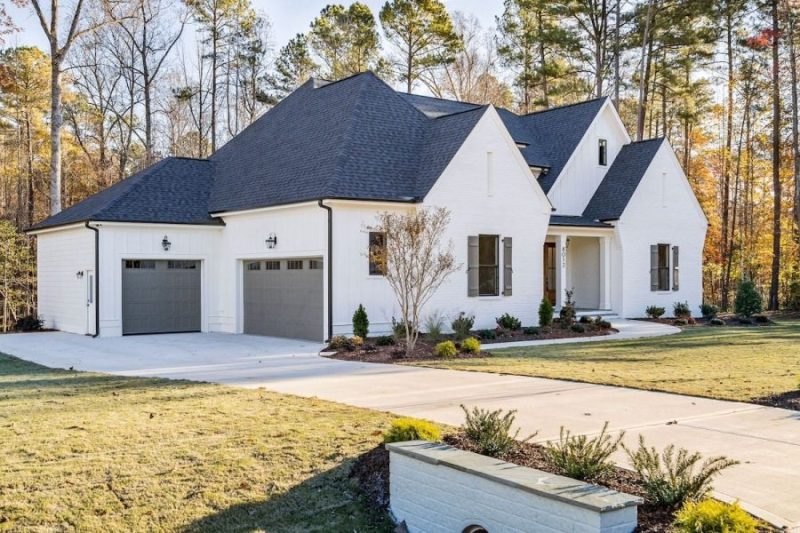 Colonial Farmhouse house Plan with Spacious Floor Designs