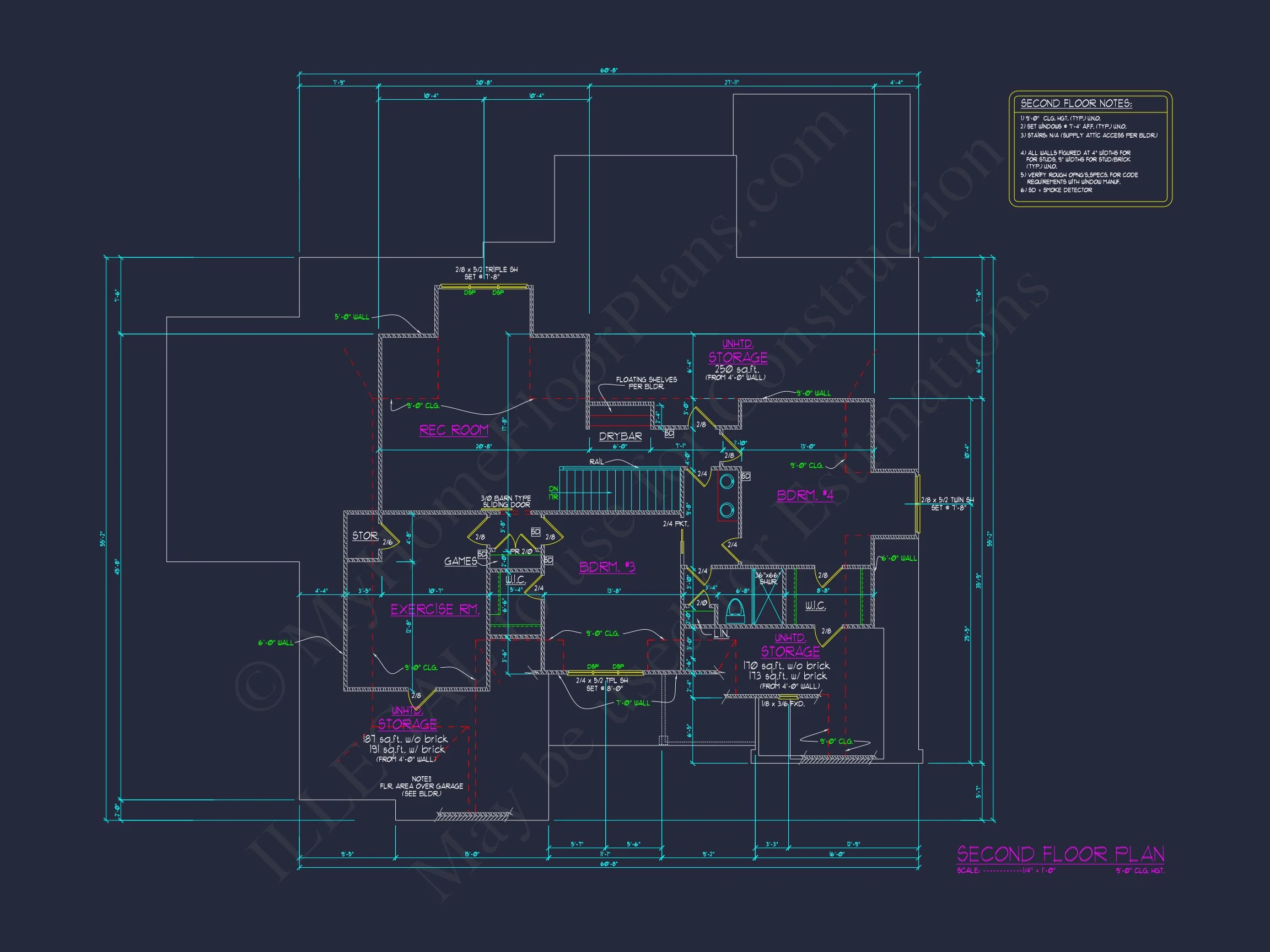 Modern house Plan with 2 Story Design & Spacious Floor Plans
