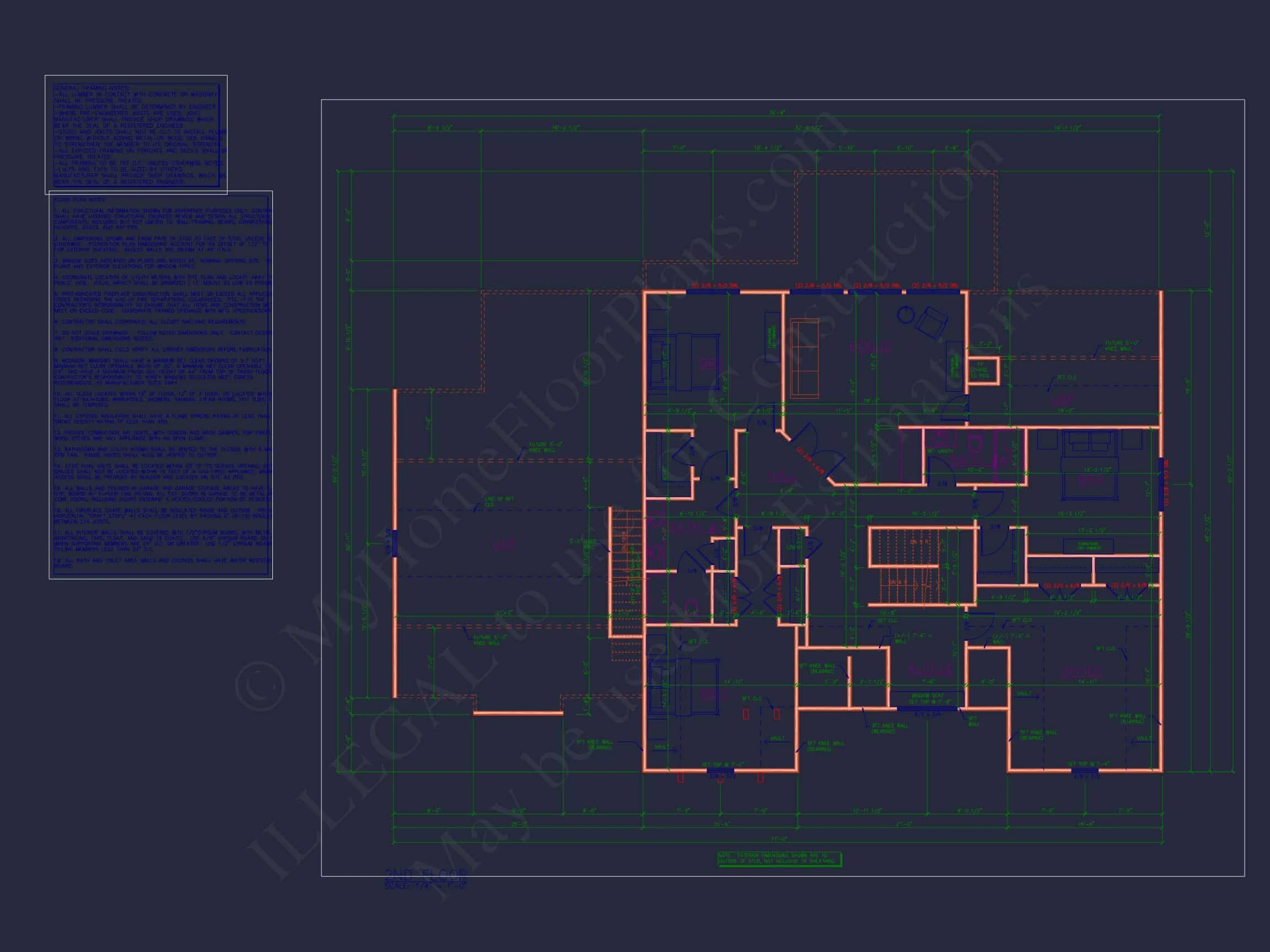 Elegant house Plan with CAD Floor Designs and Architecture