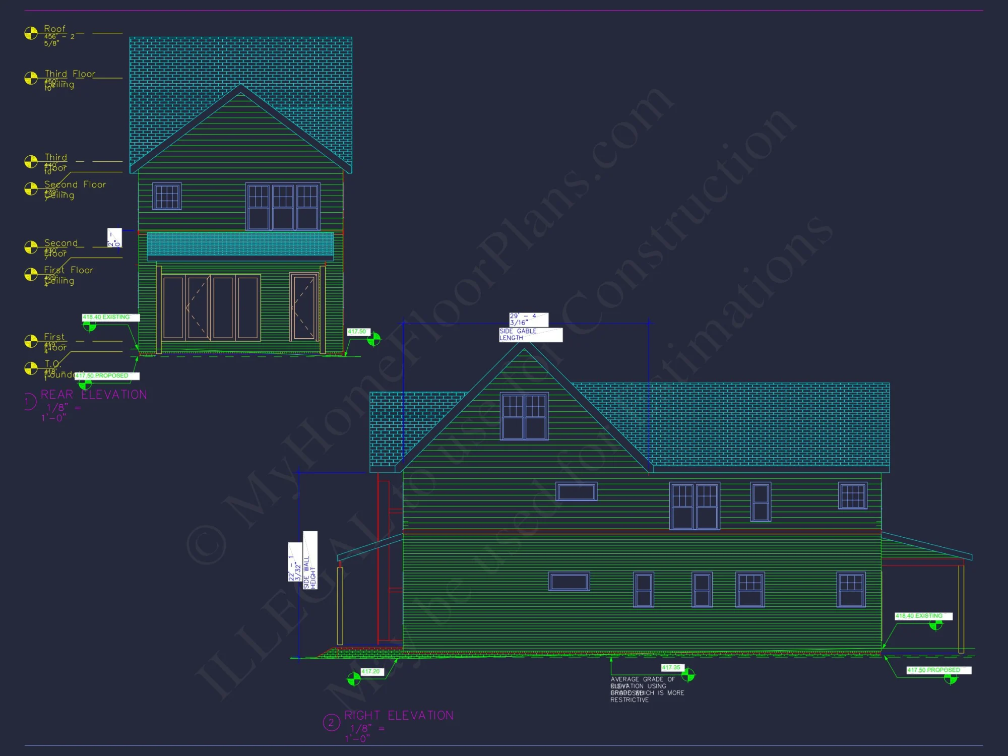 Versatile Modern house Design with Floor Plan and CAD Blueprint