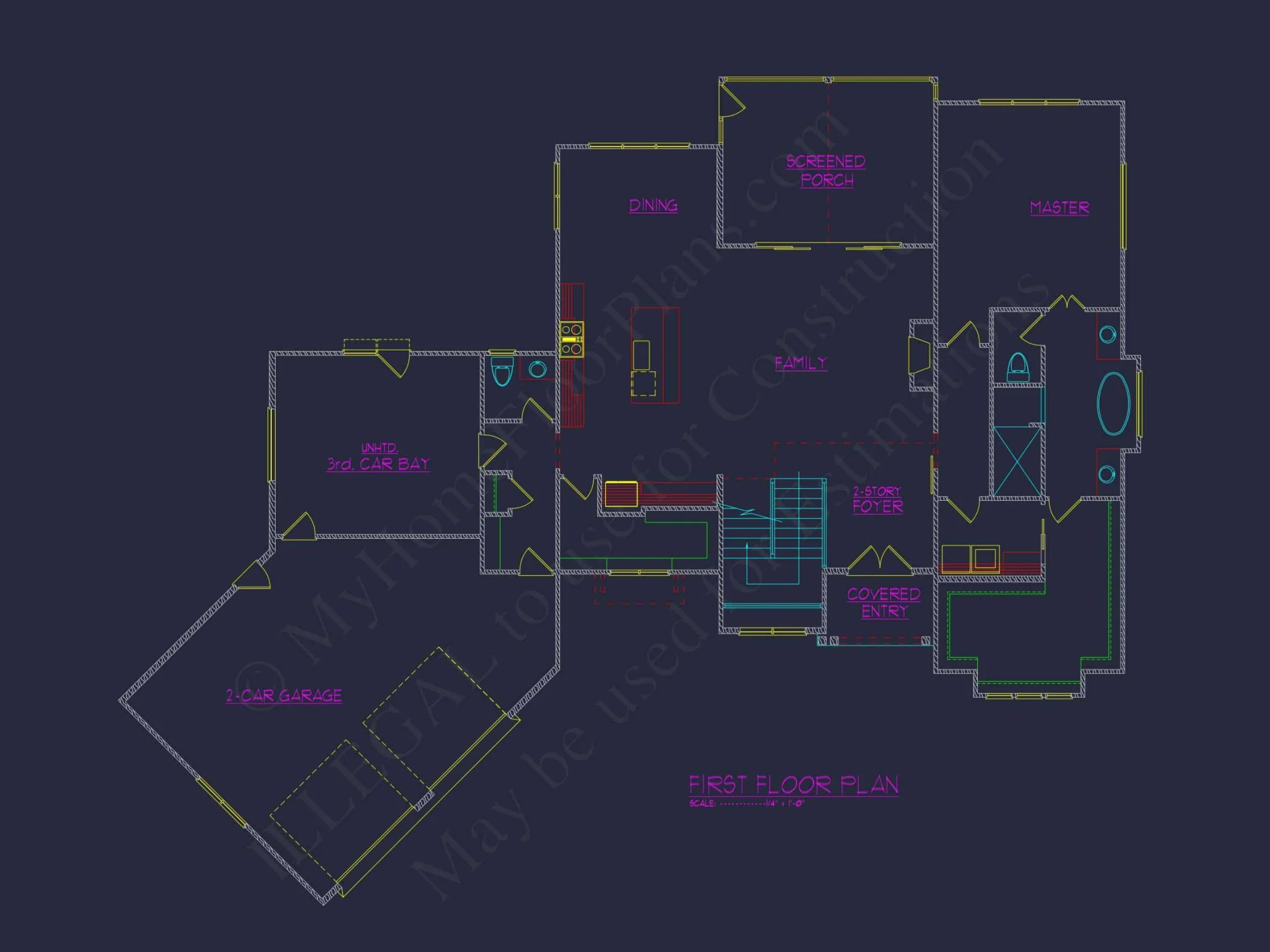 Elegant Craftsman house Plan with Spacious Floor Plan & CAD