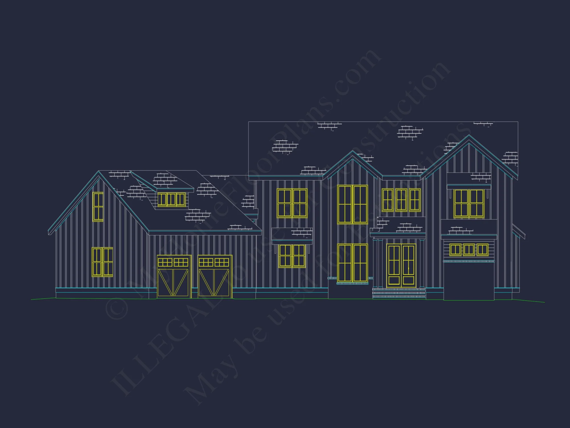 Elegant Craftsman house Plan with Spacious Floor Plan & CAD