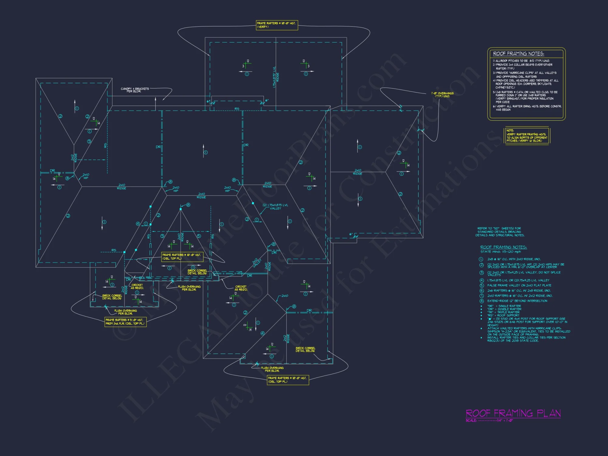 Luxury house Plan with CAD Blueprints and Modern Designs
