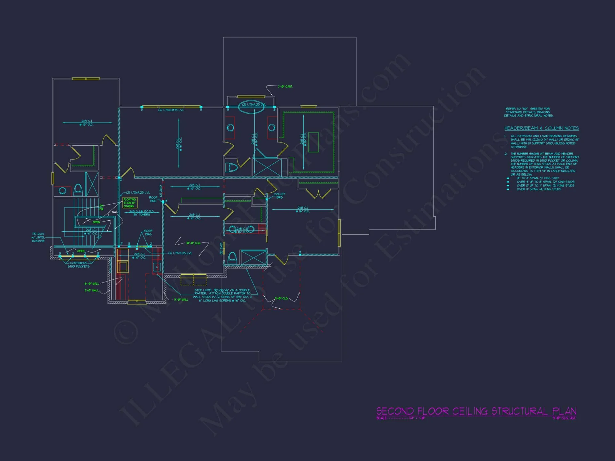 Luxury house Plan with CAD Blueprints and Modern Designs
