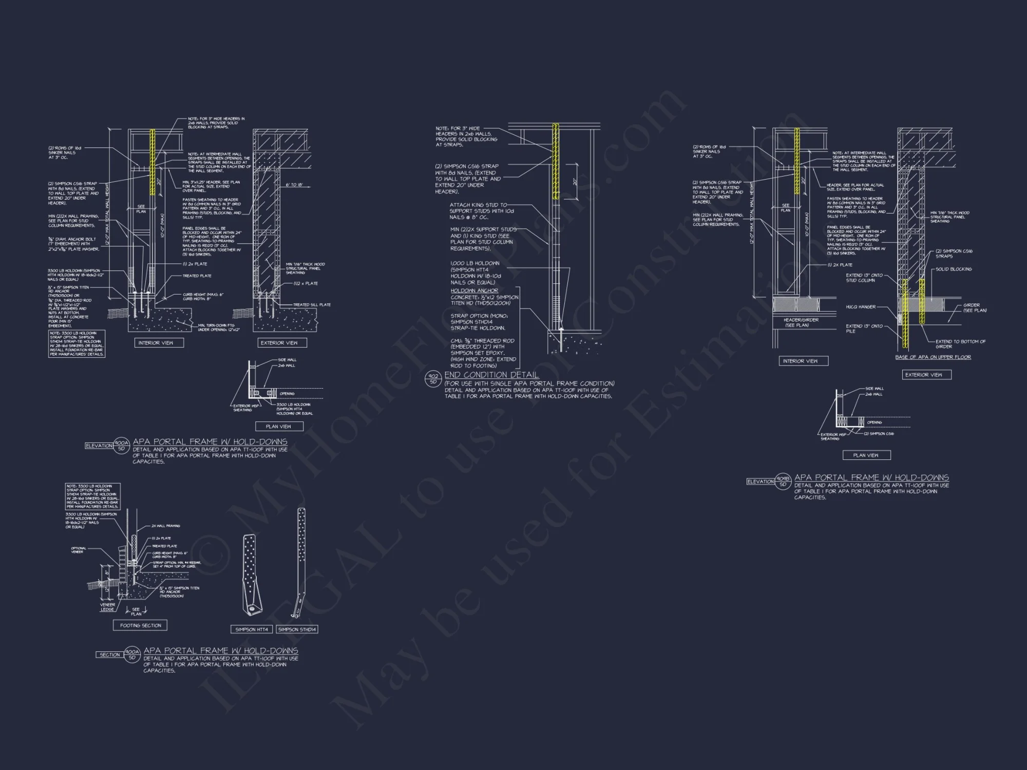 Contemporary Beach house Plan with Blueprint & CAD Designs