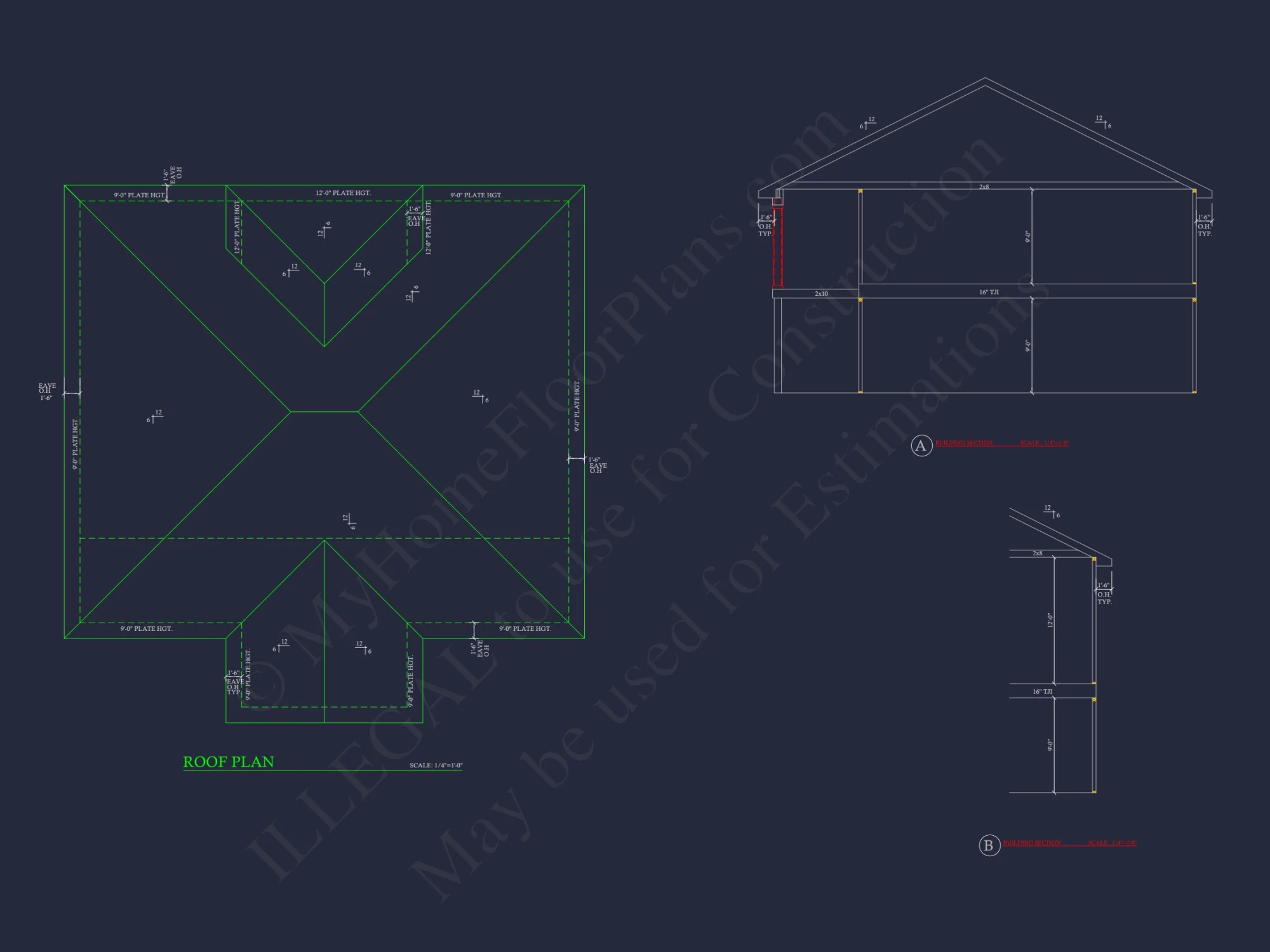 Contemporary Beach house Plan with Blueprint & CAD Designs