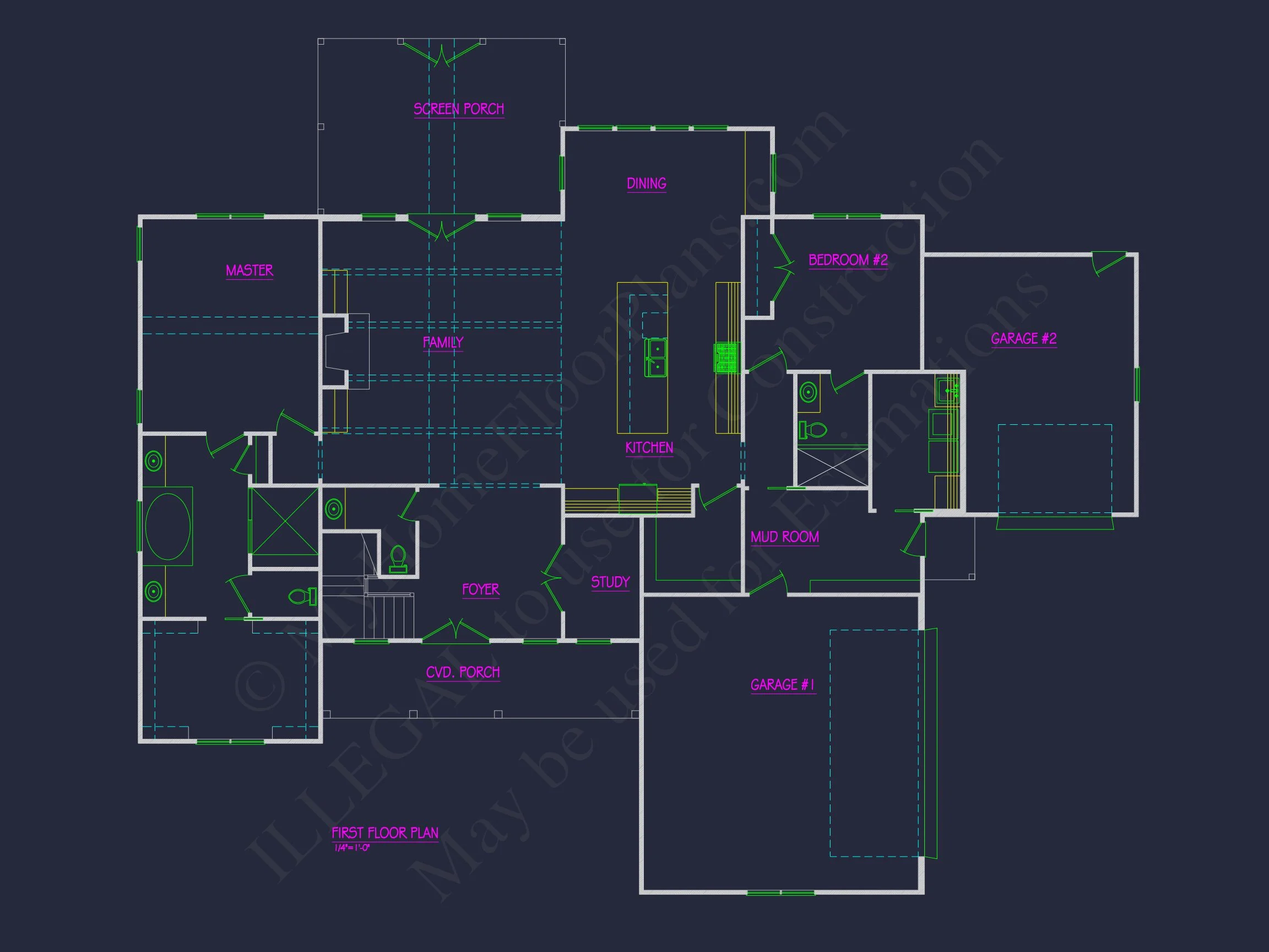 Modern Craftsman house Plan with Detailed Floor Designs