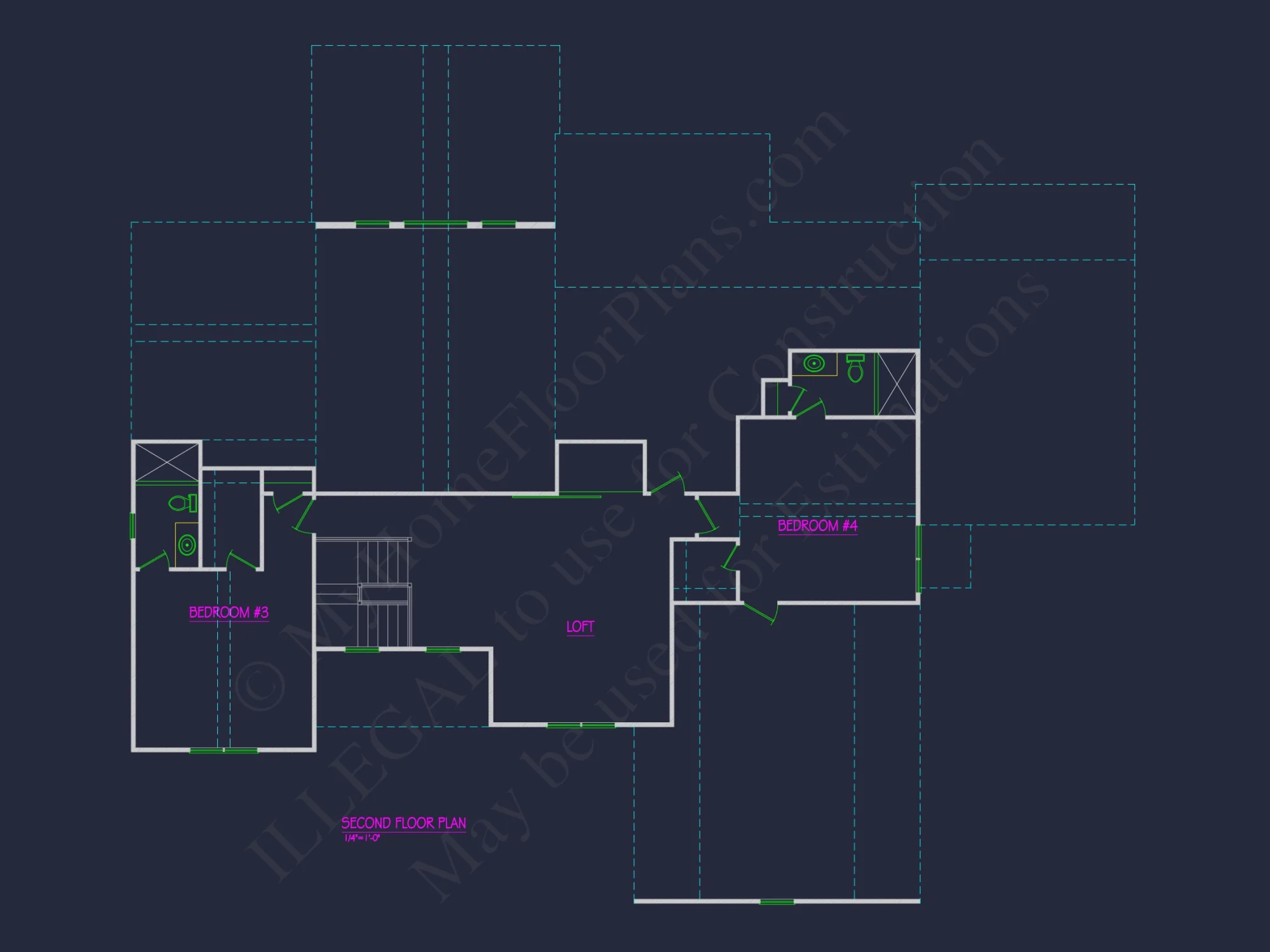 Modern Craftsman house Plan with Detailed Floor Designs