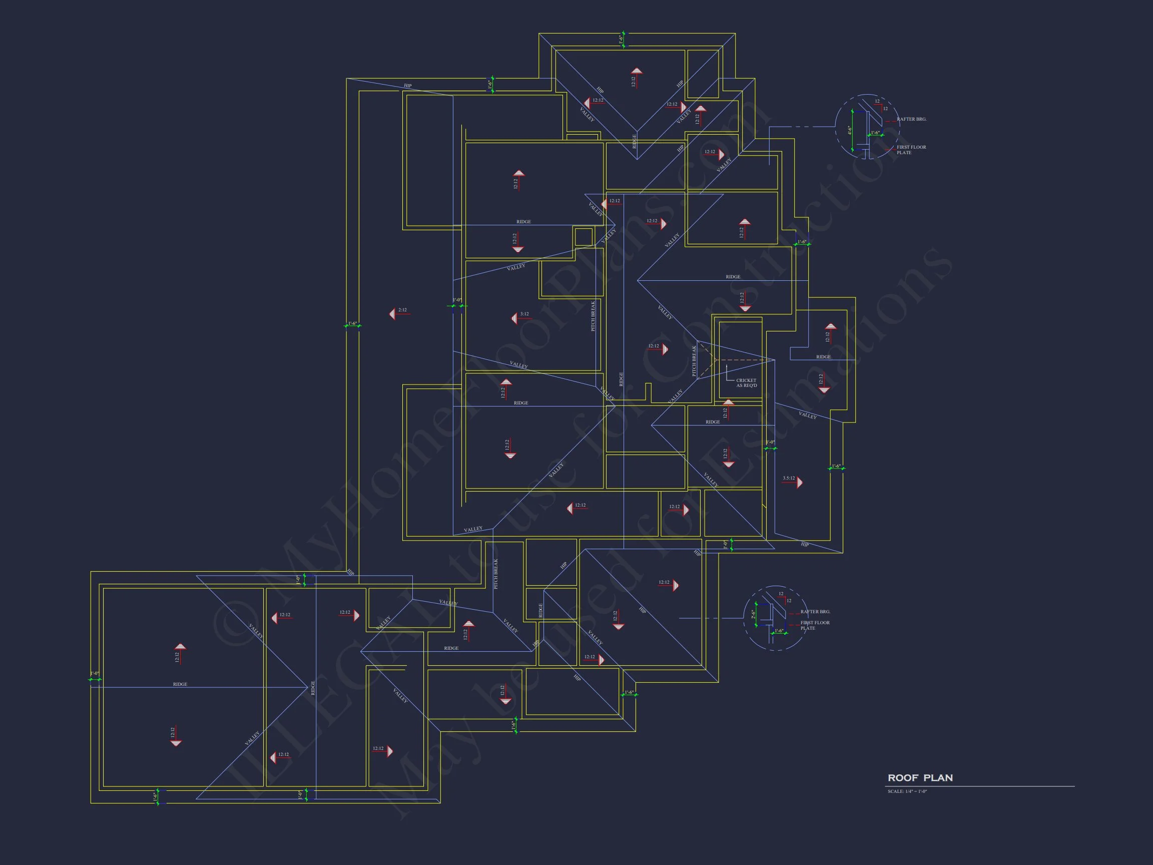 20-1886 HOUSE PLAN - Stunning 4-Bedroom House Floor Plan with CAD Designs 9 Stunning 4-Bedroom house Floor Plan with CAD Designs