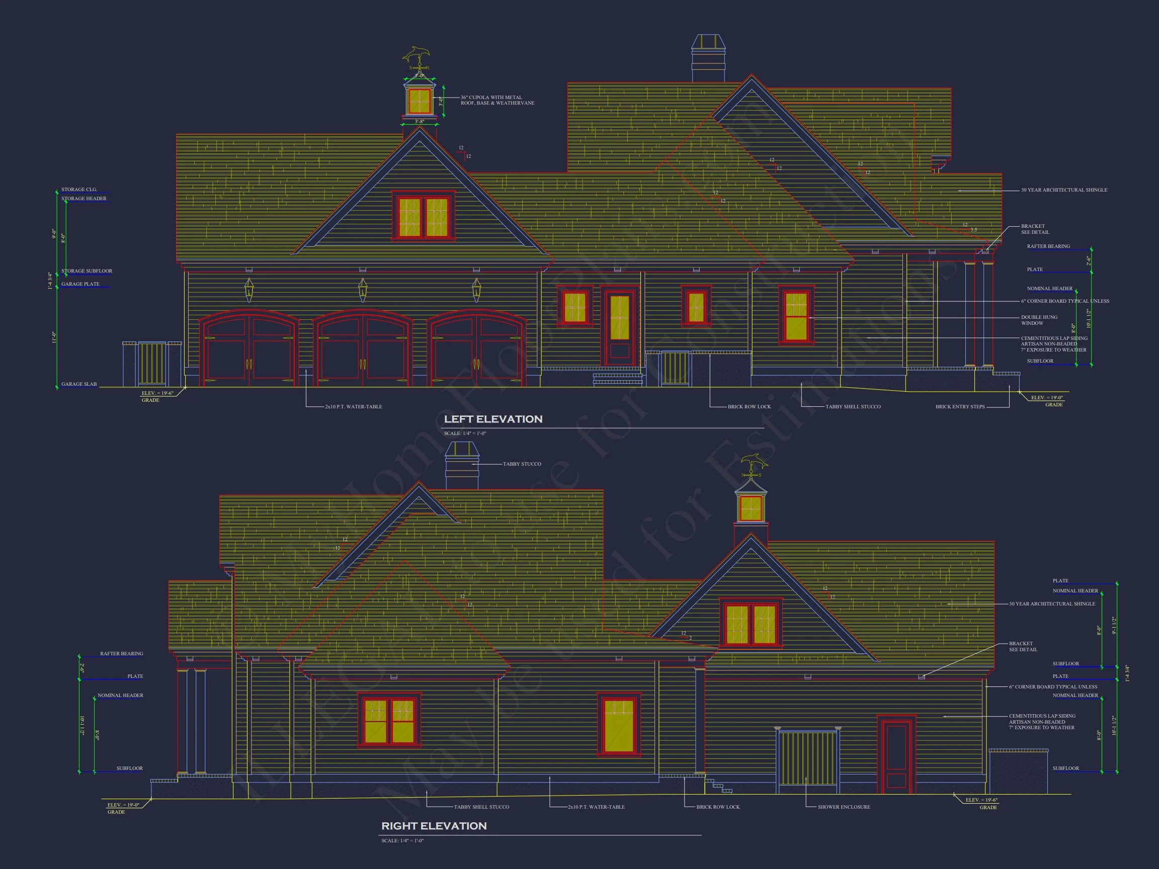 20-1886 HOUSE PLAN - Stunning 4-Bedroom House Floor Plan with CAD Designs 3 Stunning 4-Bedroom house Floor Plan with CAD Designs