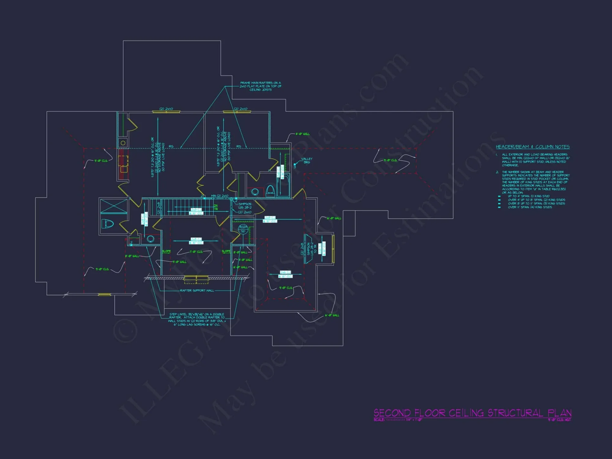 Modern Suburban house Plan with Open Floor Design and CAD Blueprint