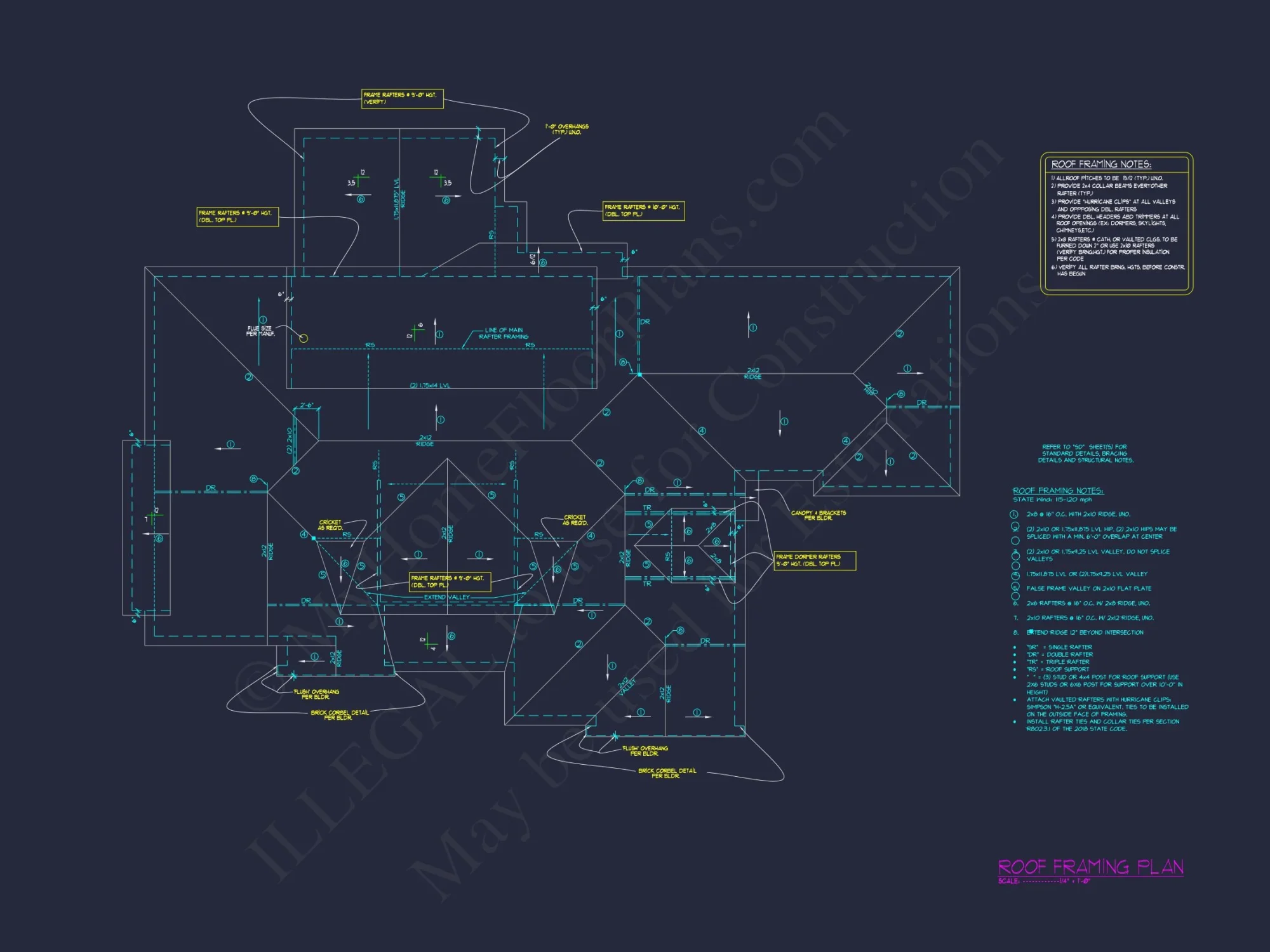 Modern Suburban house Plan with Open Floor Design and CAD Blueprint