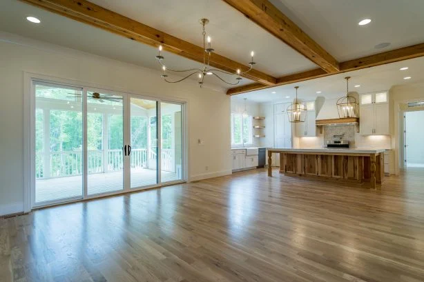 Modern Suburban house Plan with Open Floor Design and CAD Blueprint