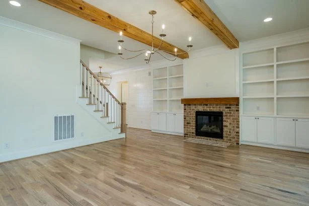 Modern Suburban house Plan with Open Floor Design and CAD Blueprint