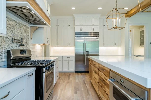 Modern Suburban house Plan with Open Floor Design and CAD Blueprint