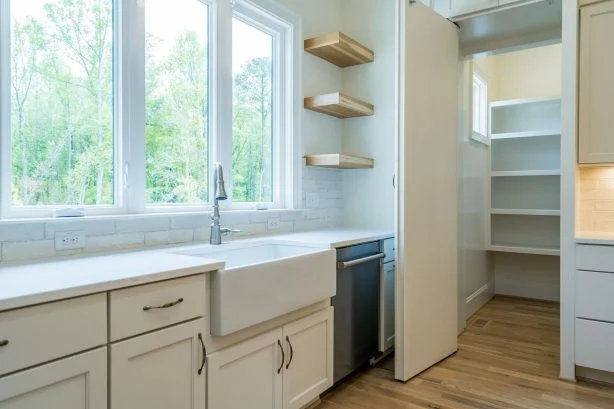 Modern Suburban house Plan with Open Floor Design and CAD Blueprint