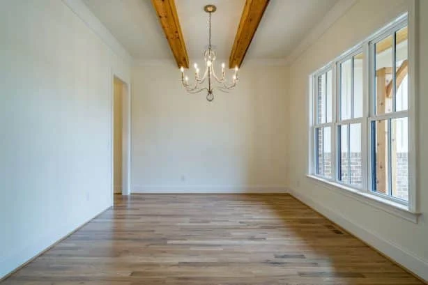 Modern Suburban house Plan with Open Floor Design and CAD Blueprint