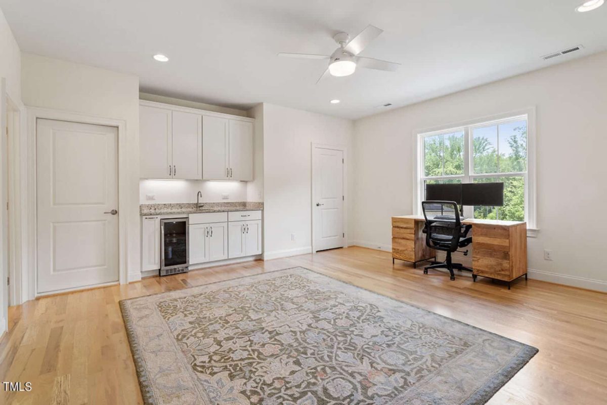 Modern Suburban house Plan with Open Floor Design and CAD Blueprint