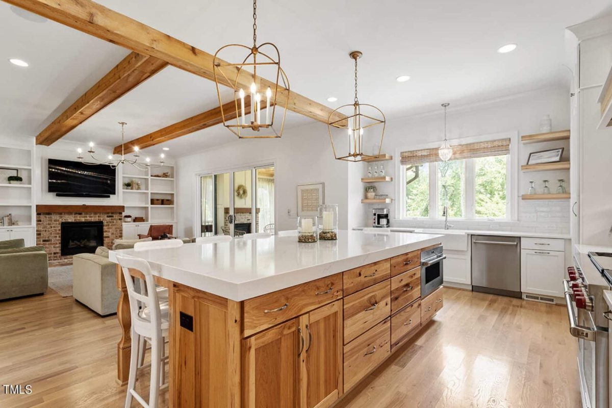 Modern Suburban house Plan with Open Floor Design and CAD Blueprint