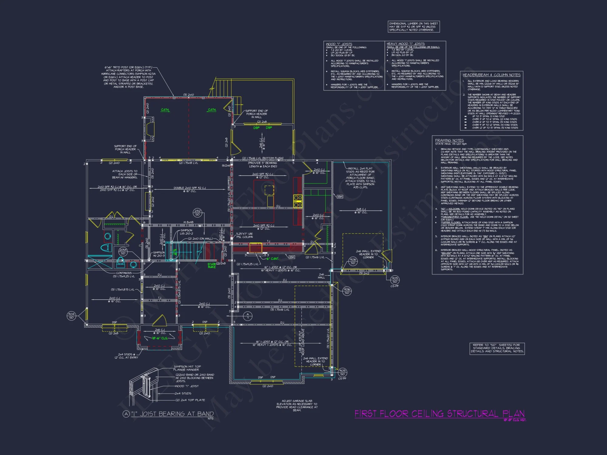 Spacious Farmhouse house Plan with Detailed Floor Blueprint