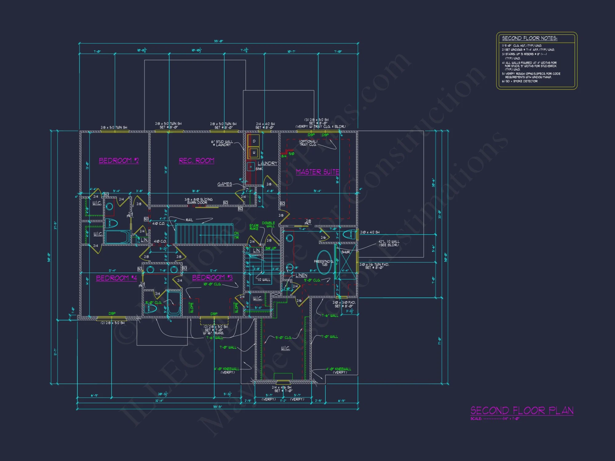 Spacious Farmhouse house Plan with Detailed Floor Blueprint
