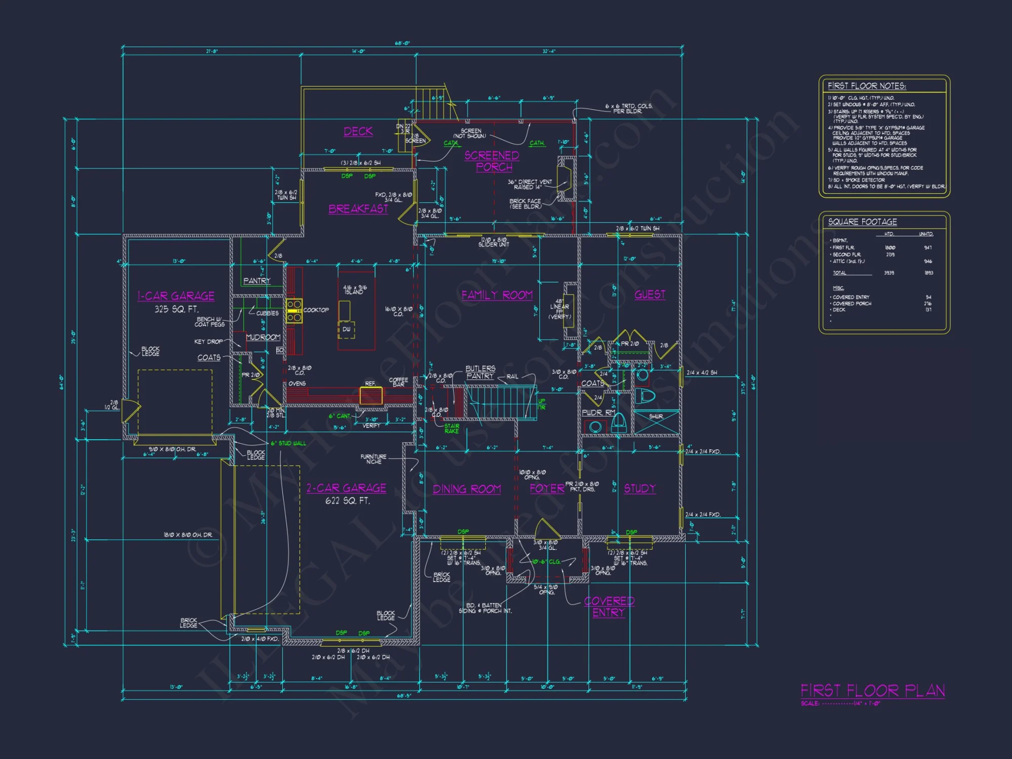 Elegant house Plan with Architectural Designs and CAD Blueprints