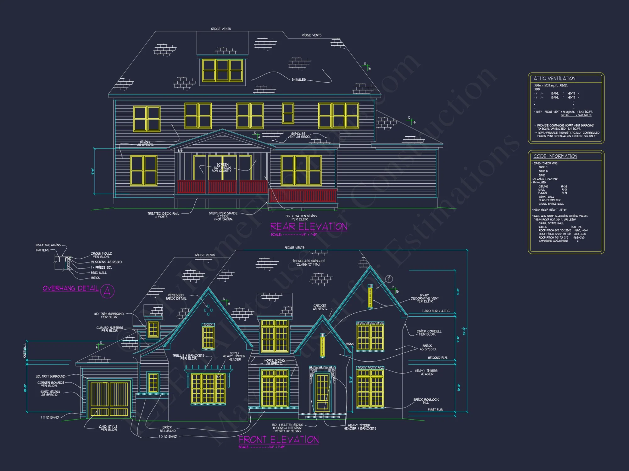 Elegant house Plan with Architectural Designs and CAD Blueprints