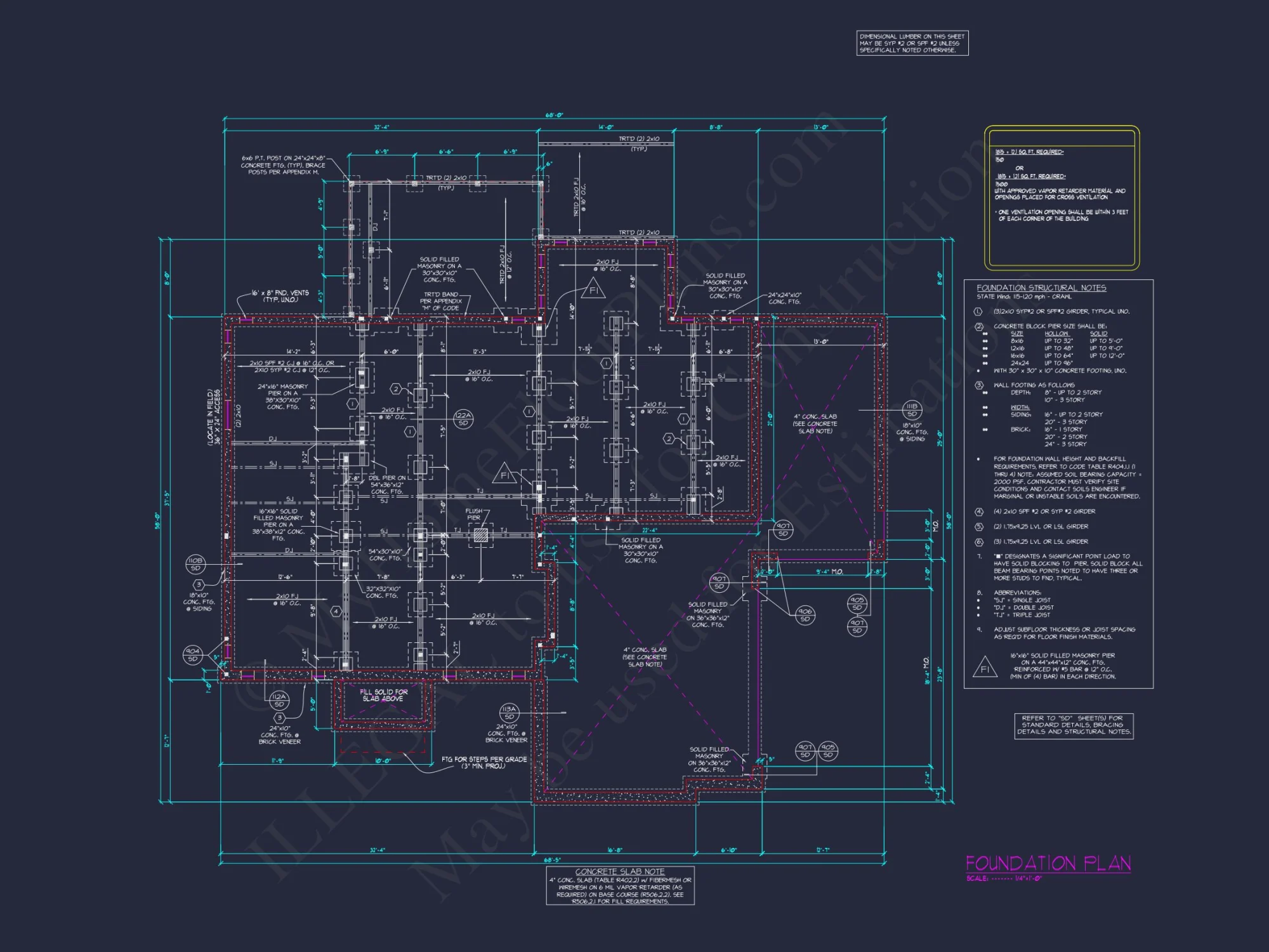 Classic 2-Story house Plan with CAD Floor Designs & Blueprint