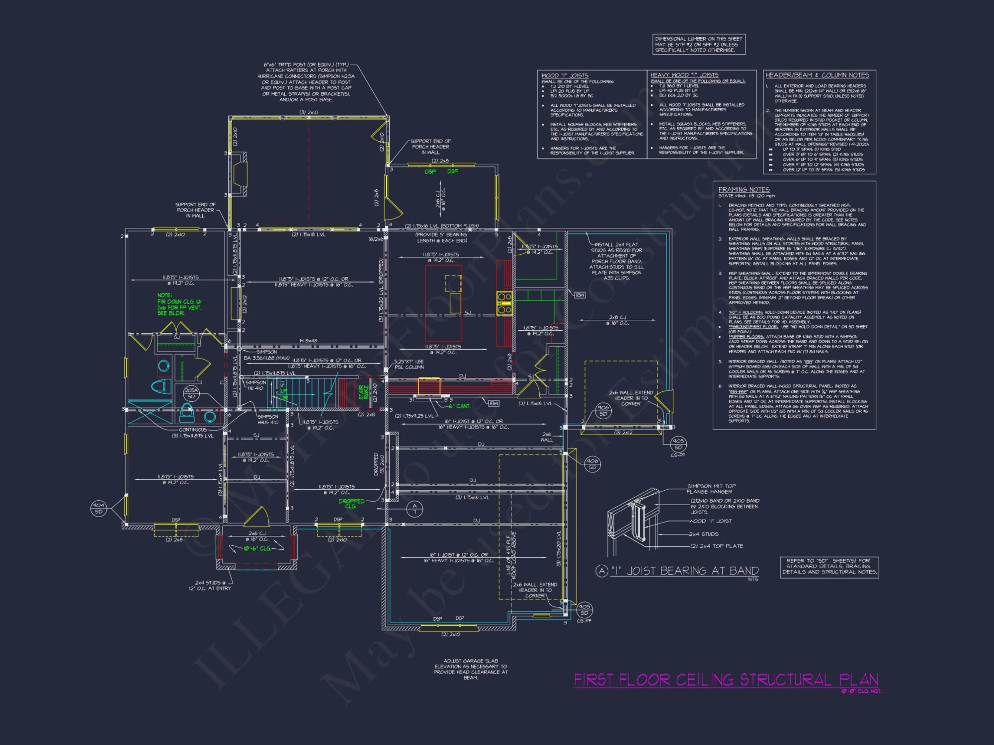 Classic 2-Story house Plan with CAD Floor Designs & Blueprint