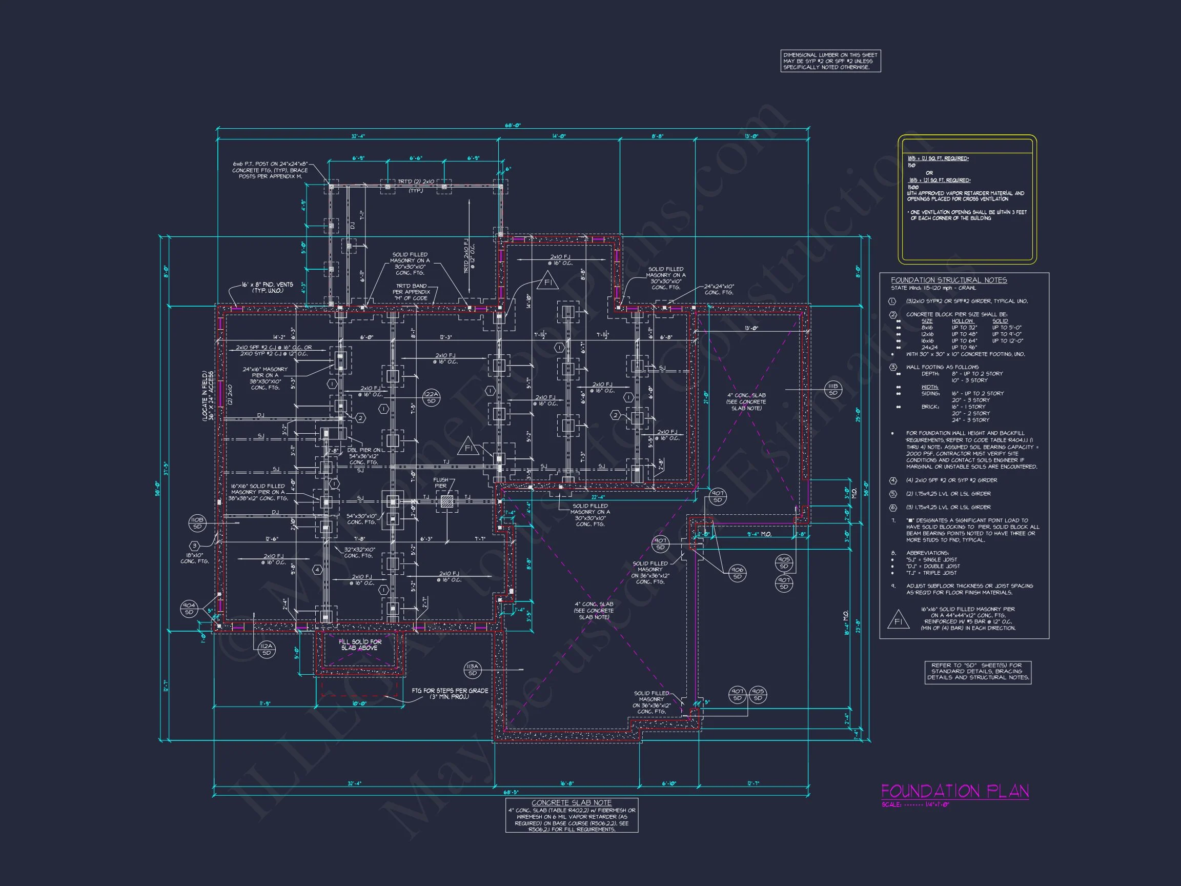 Classic 2-Story house Plan with CAD Floor Designs & Blueprint