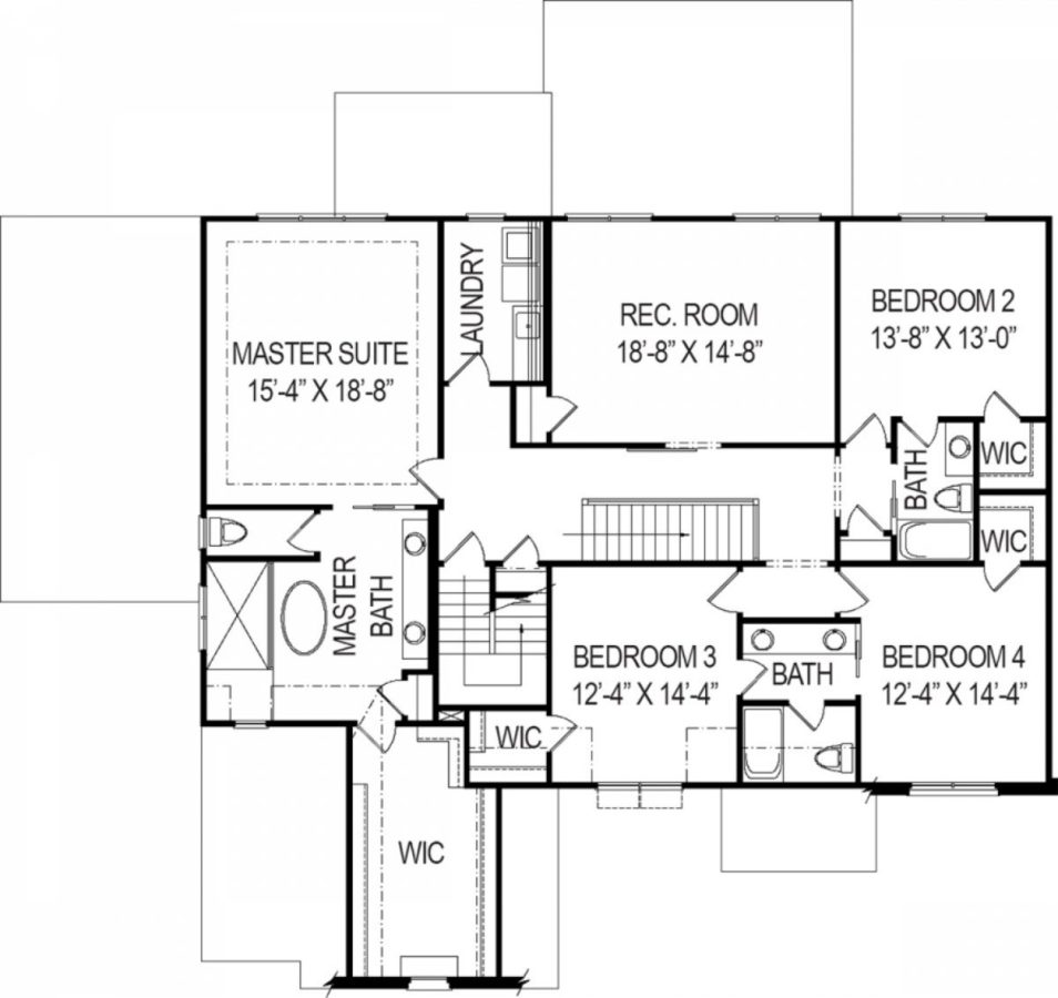 Classic 2-Story house Plan with CAD Floor Designs & Blueprint