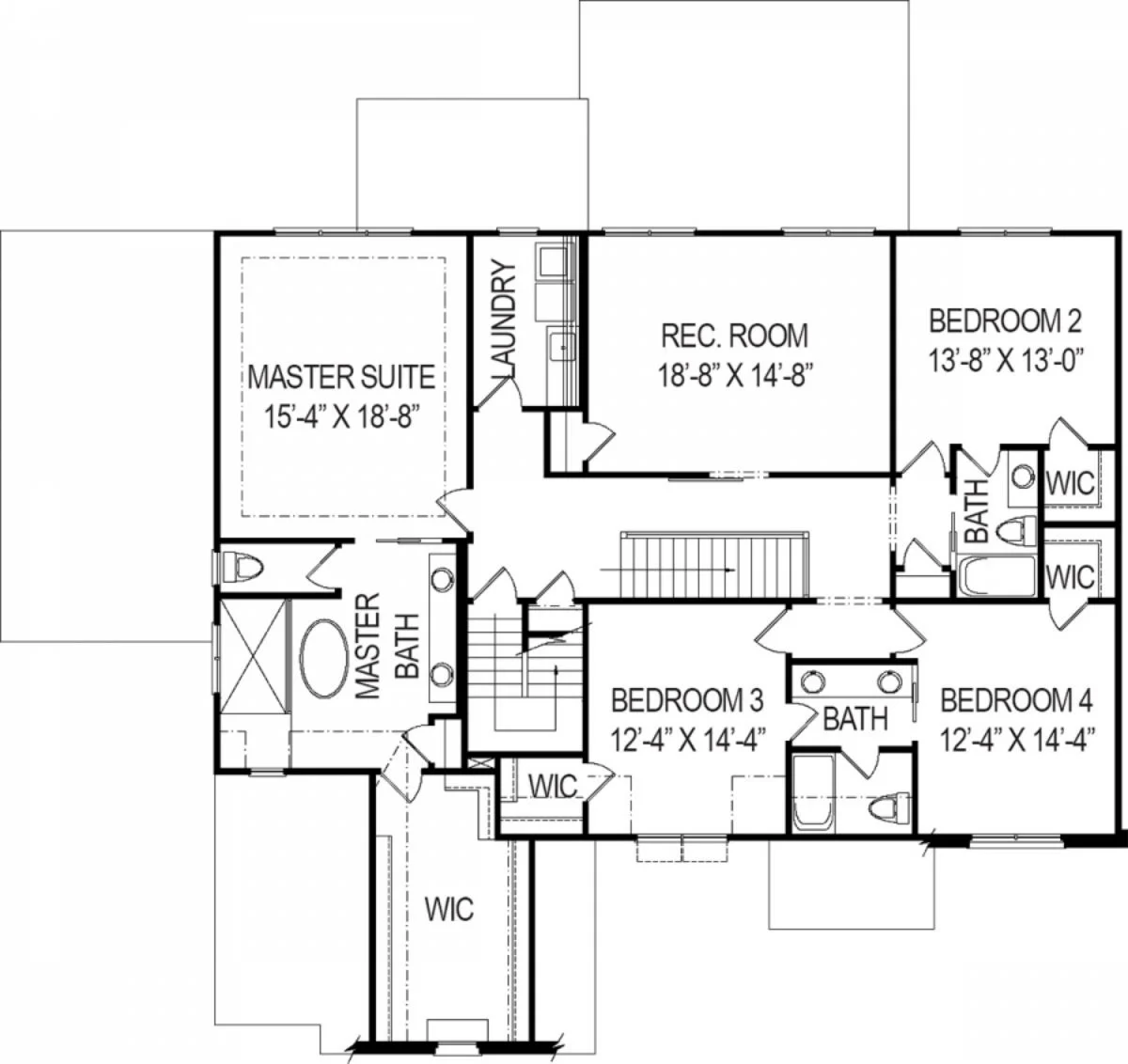 Classic 2-Story house Plan with CAD Floor Designs & Blueprint