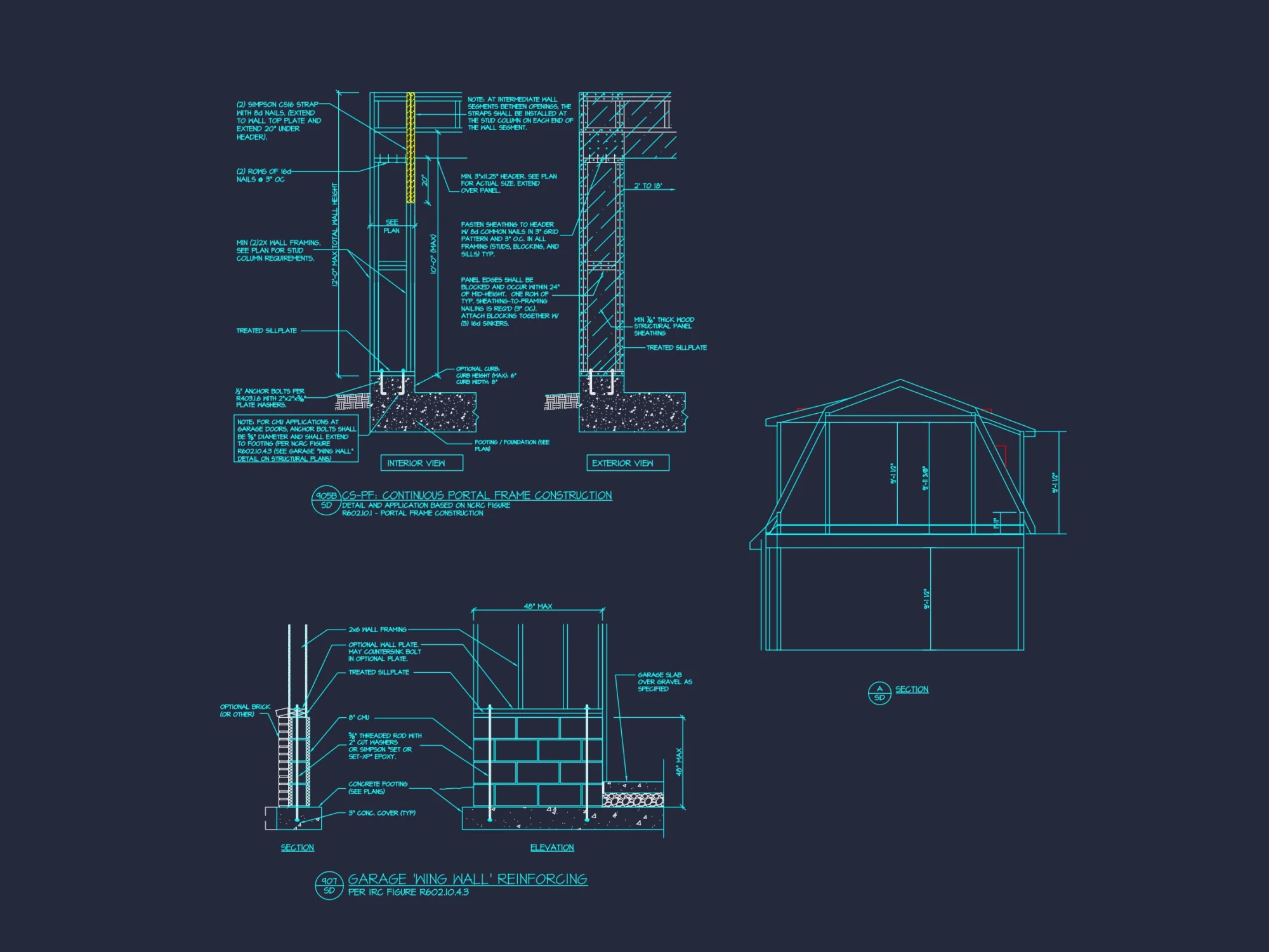 Spacious 2-Story house Plan with CAD Architecture Blueprint