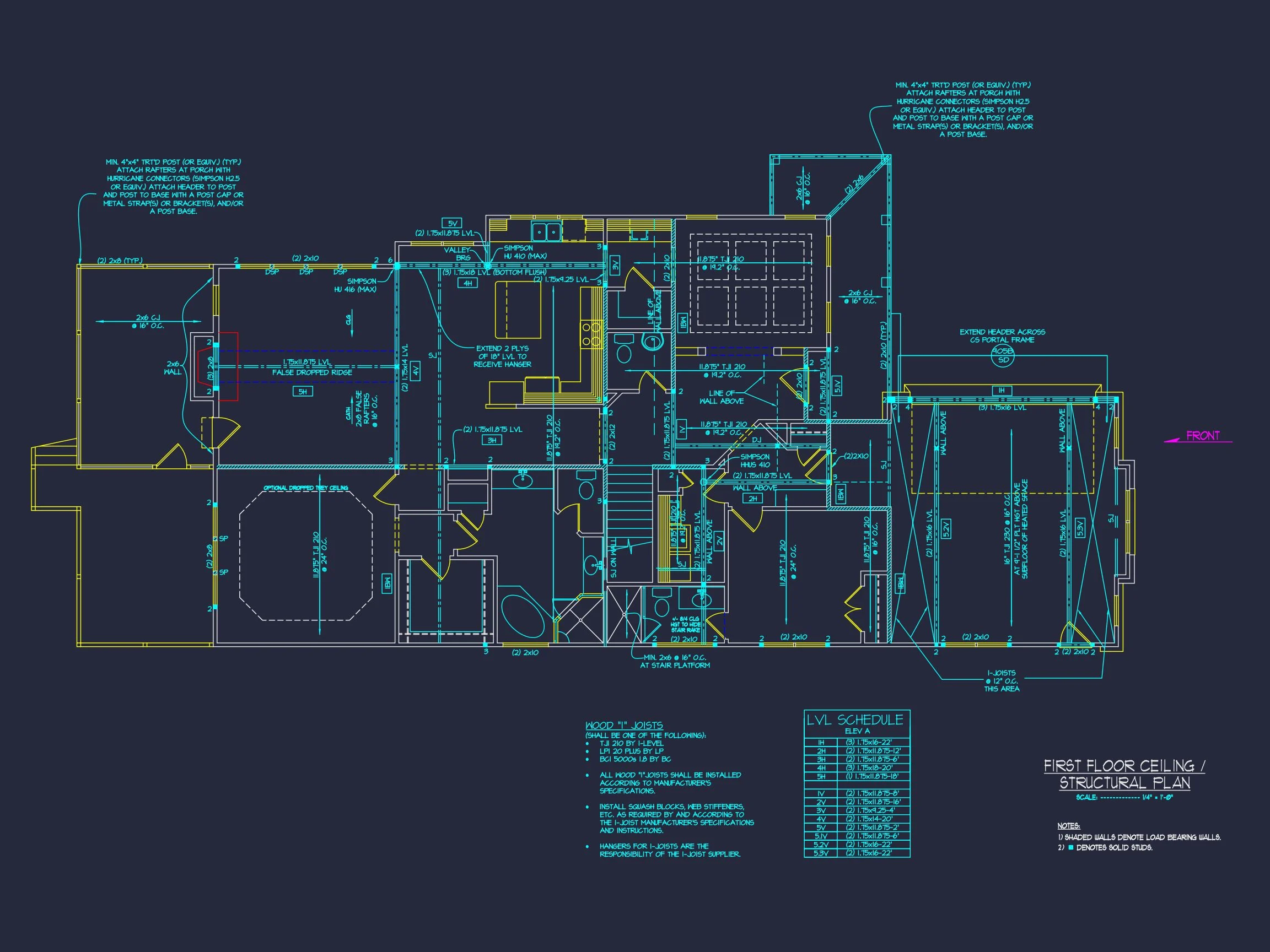 20-1778 HOUSE PLAN - Spacious 2-Story House Plan with CAD Architecture Blueprint 13 Spacious 2-Story house Plan with CAD Architecture Blueprint