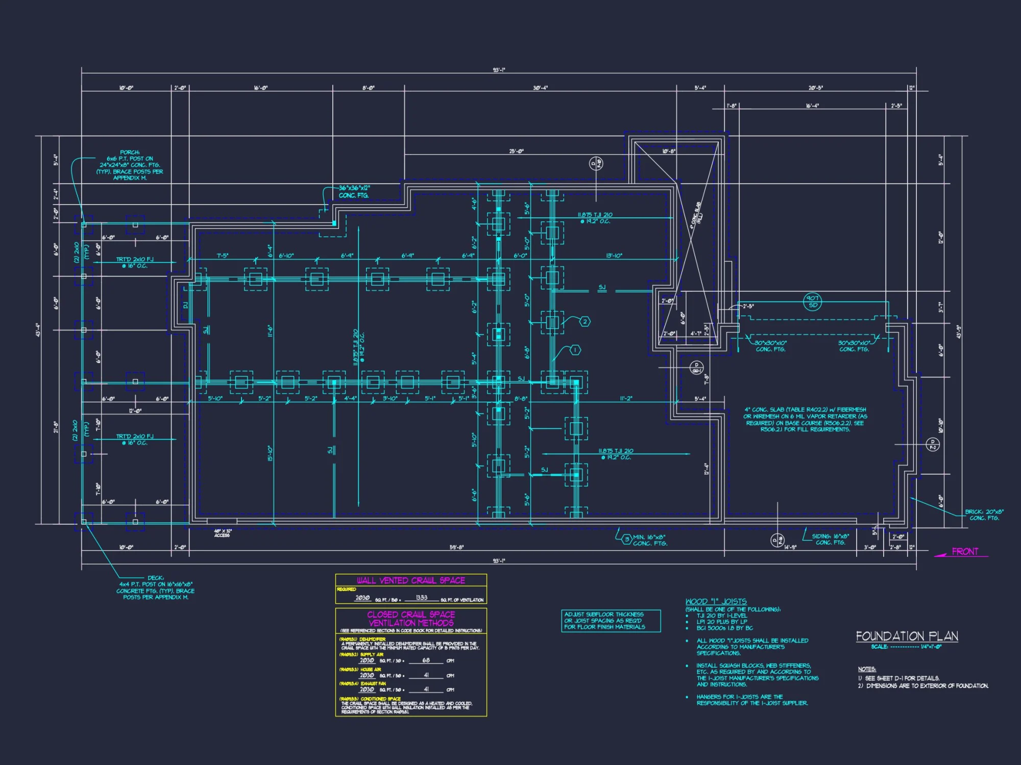 Spacious 2-Story house Plan with CAD Architecture Blueprint