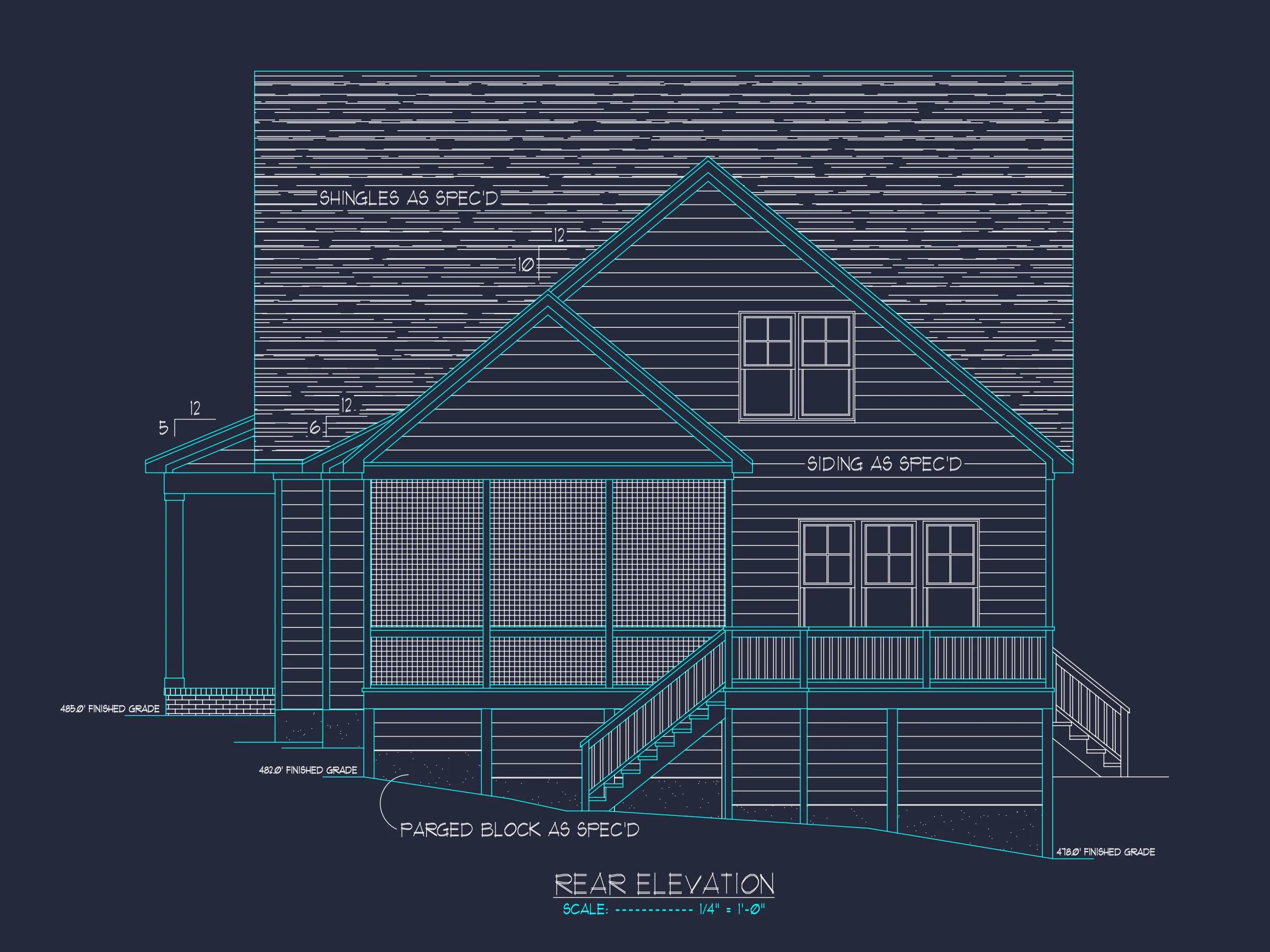 20-1778 HOUSE PLAN - Spacious 2-Story House Plan with CAD Architecture Blueprint 5 Spacious 2-Story house Plan with CAD Architecture Blueprint