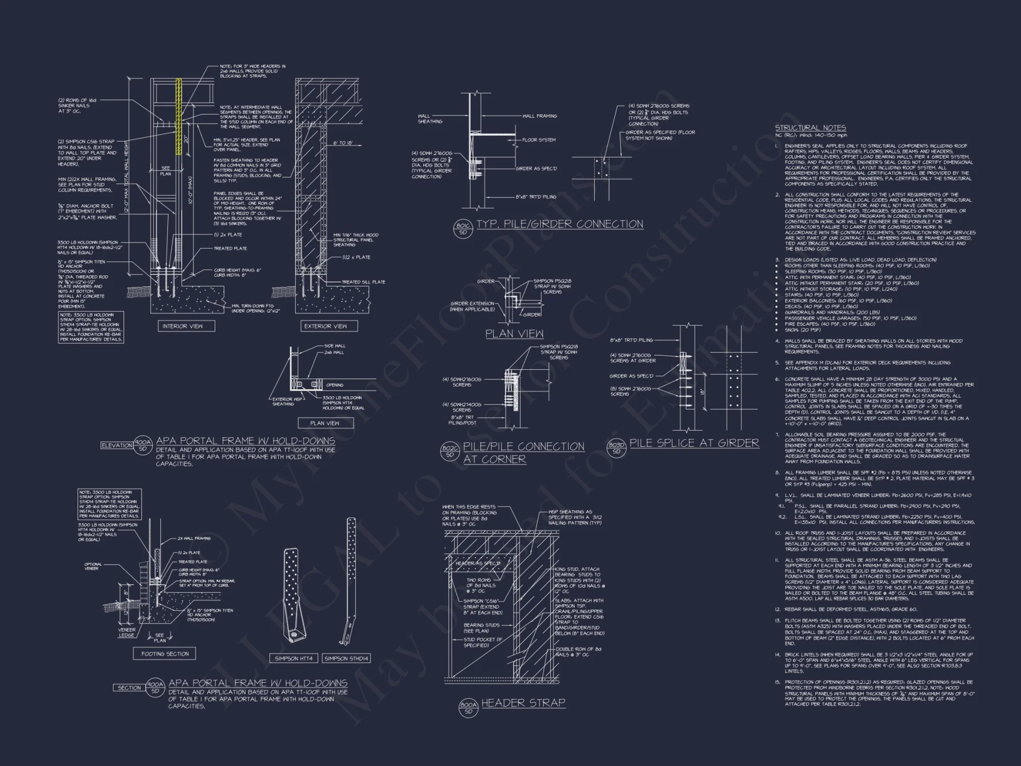 Architectural house Design Blueprint with 2 Floors and CAD