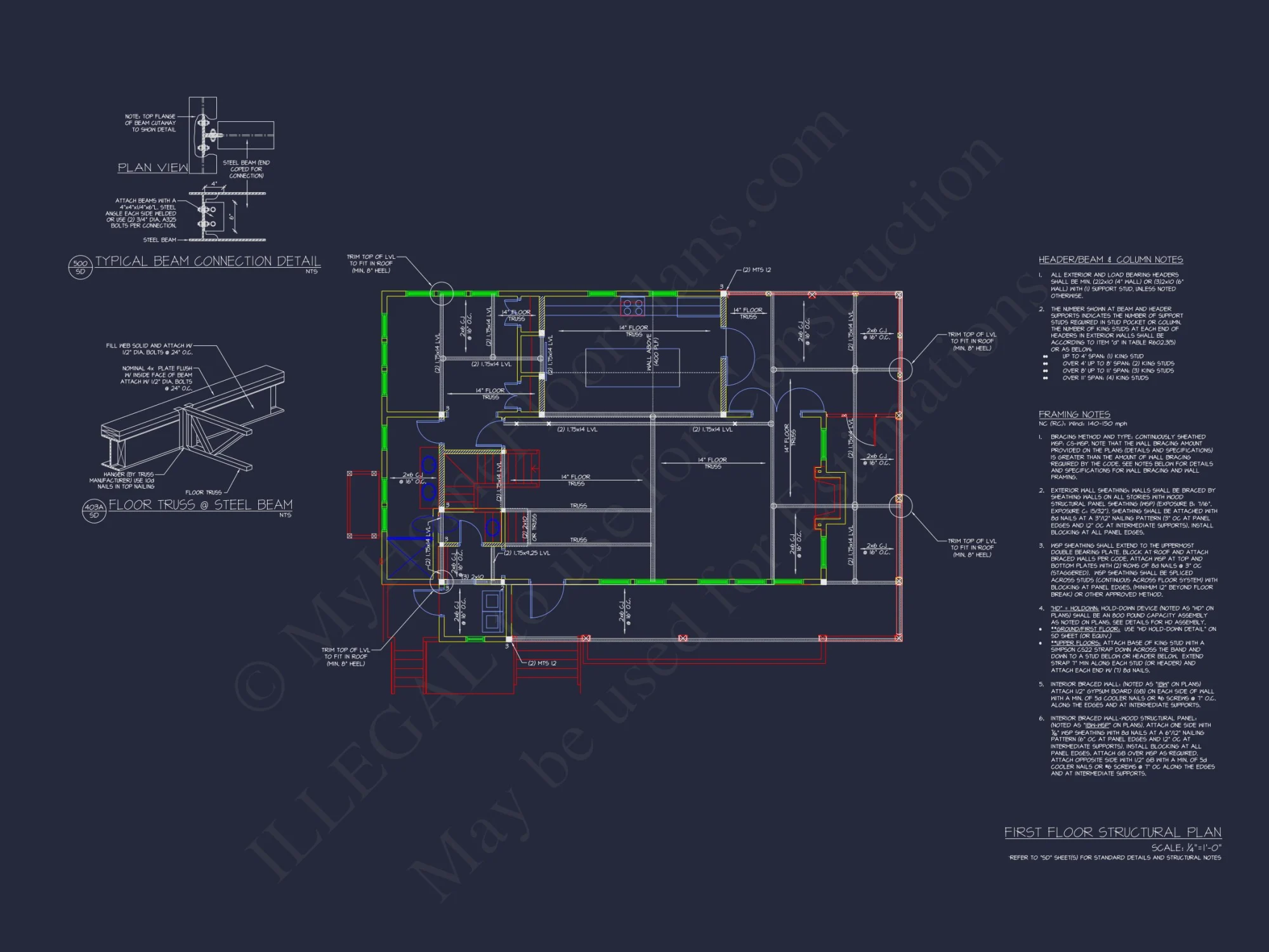 Architectural house Design Blueprint with 2 Floors and CAD