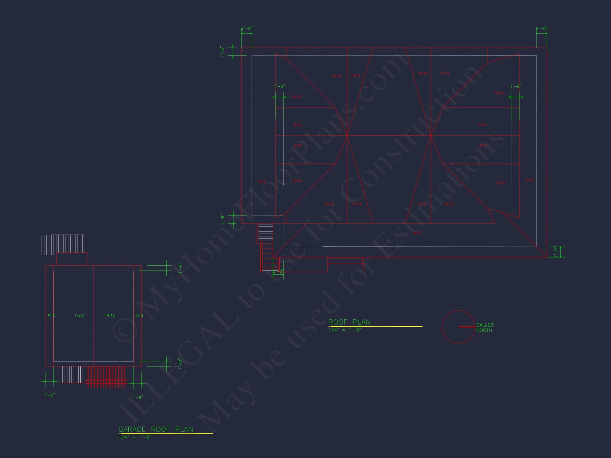 Architectural house Design Blueprint with 2 Floors and CAD