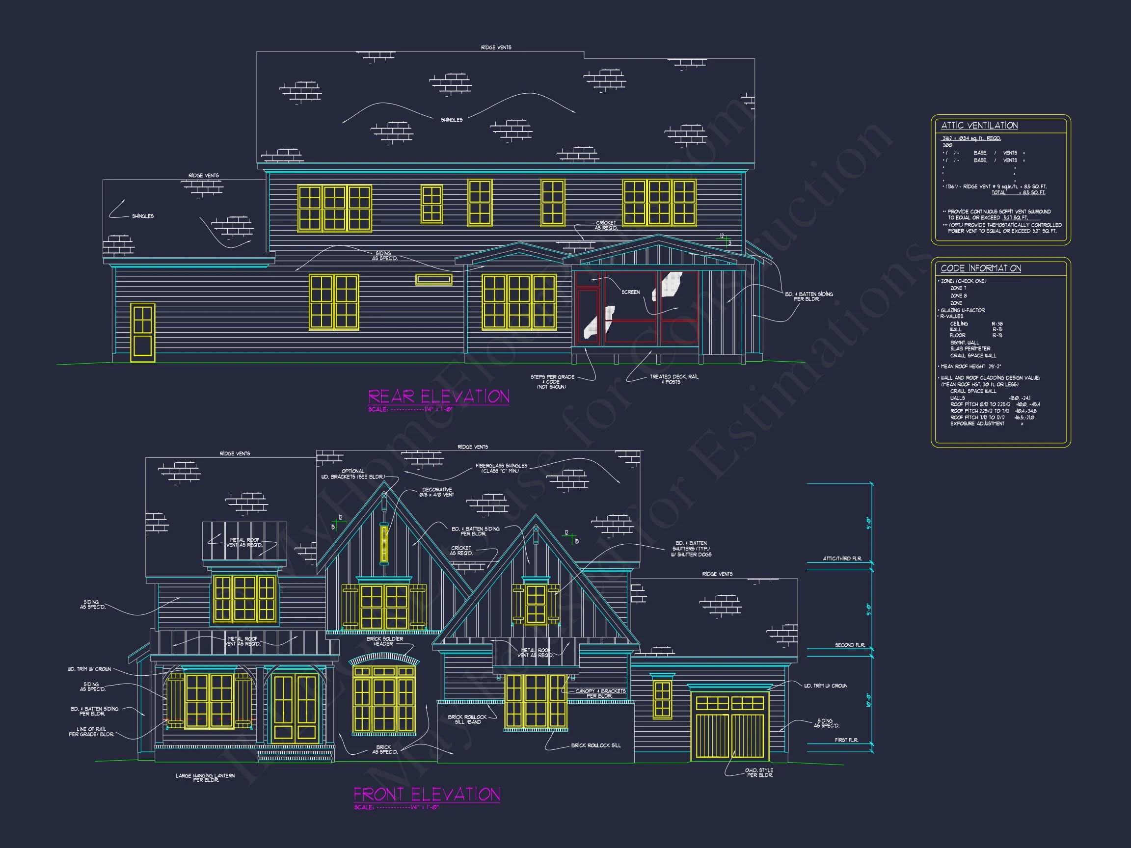 Beautiful 2.5 Story house Plan with Spacious Floor Plan Designs