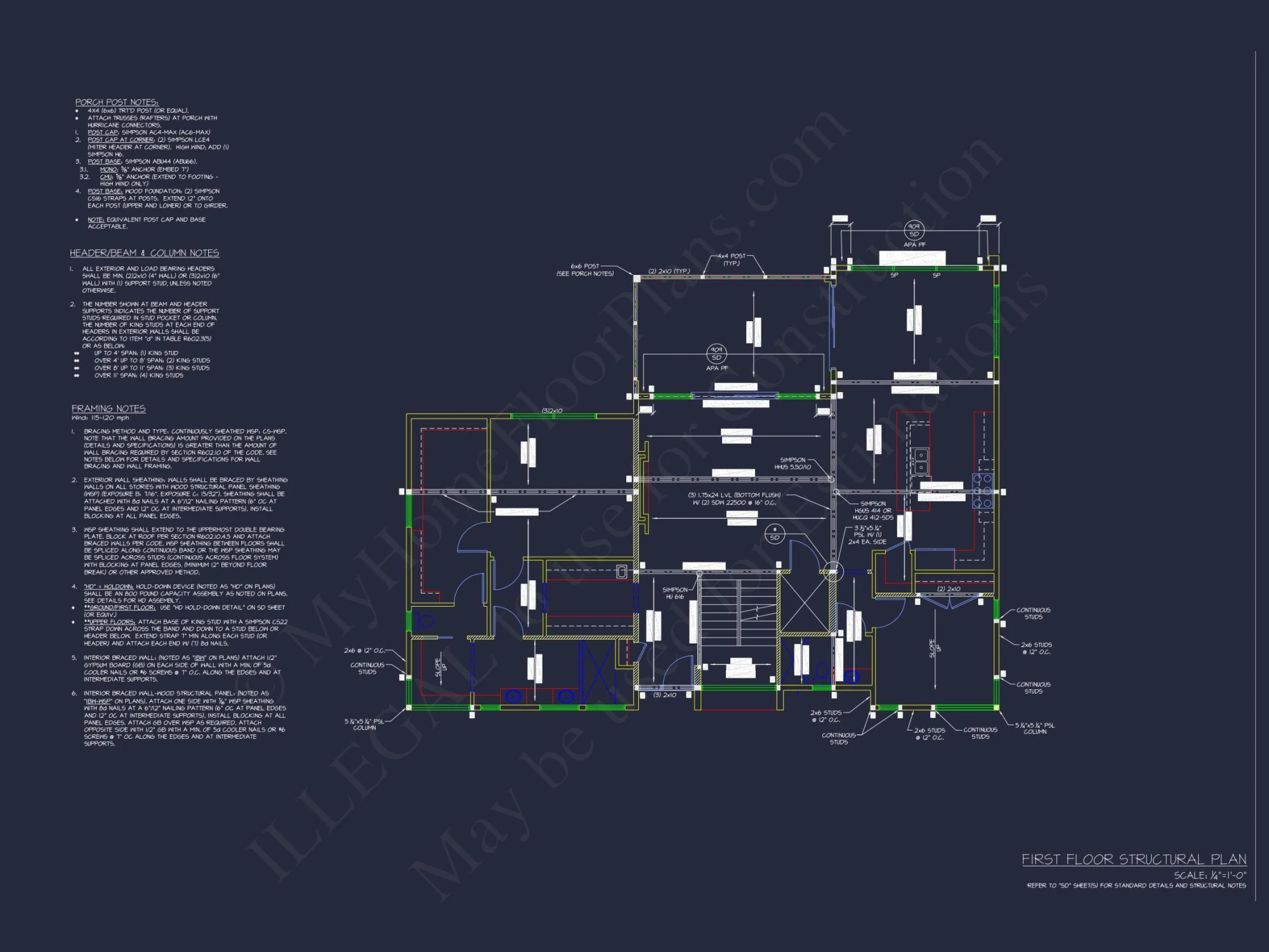 Modern house Floor Plan with 3 Stories and Contemporary Designs