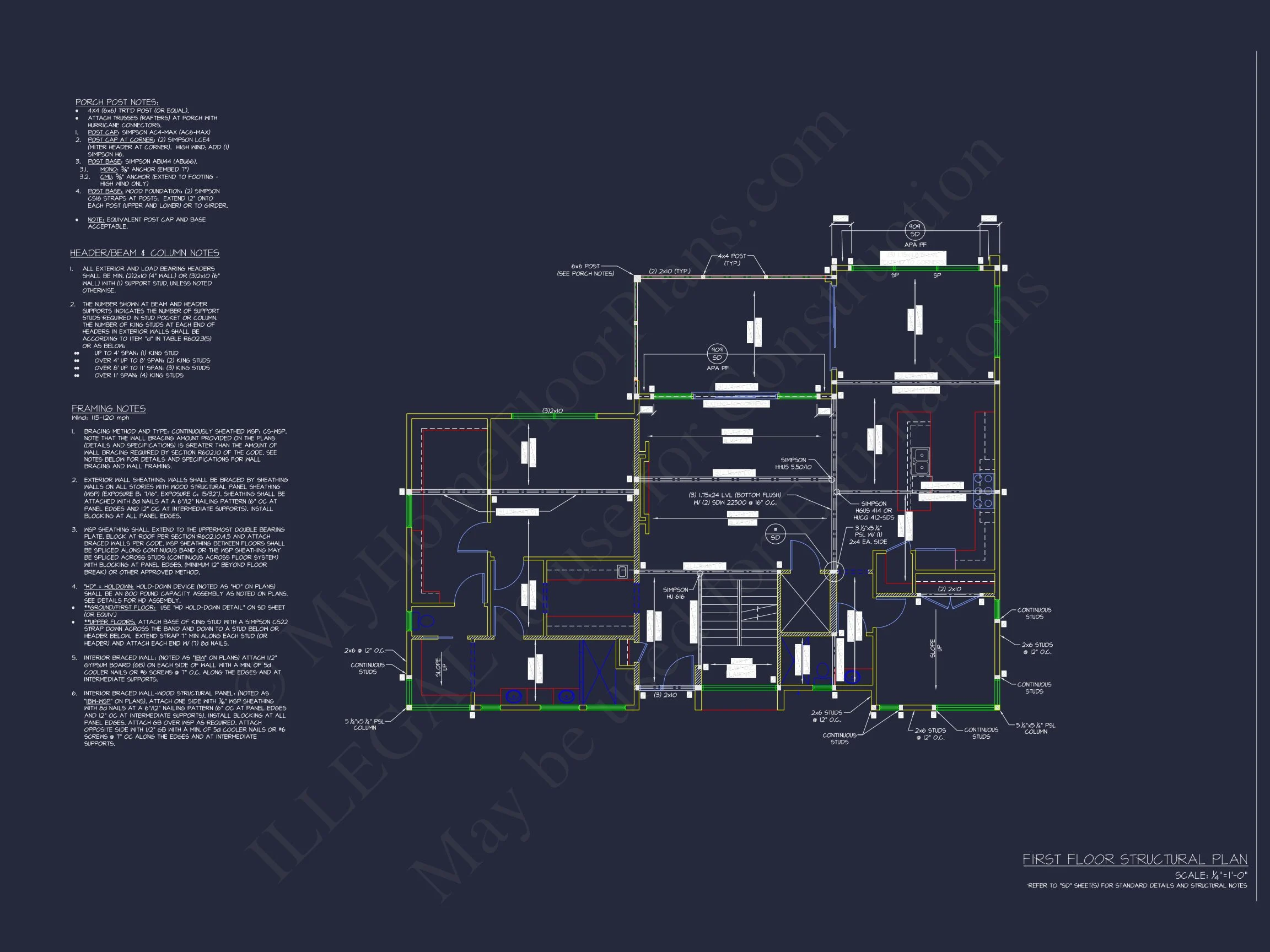 Modern house Floor Plan with 3 Stories and Contemporary Designs
