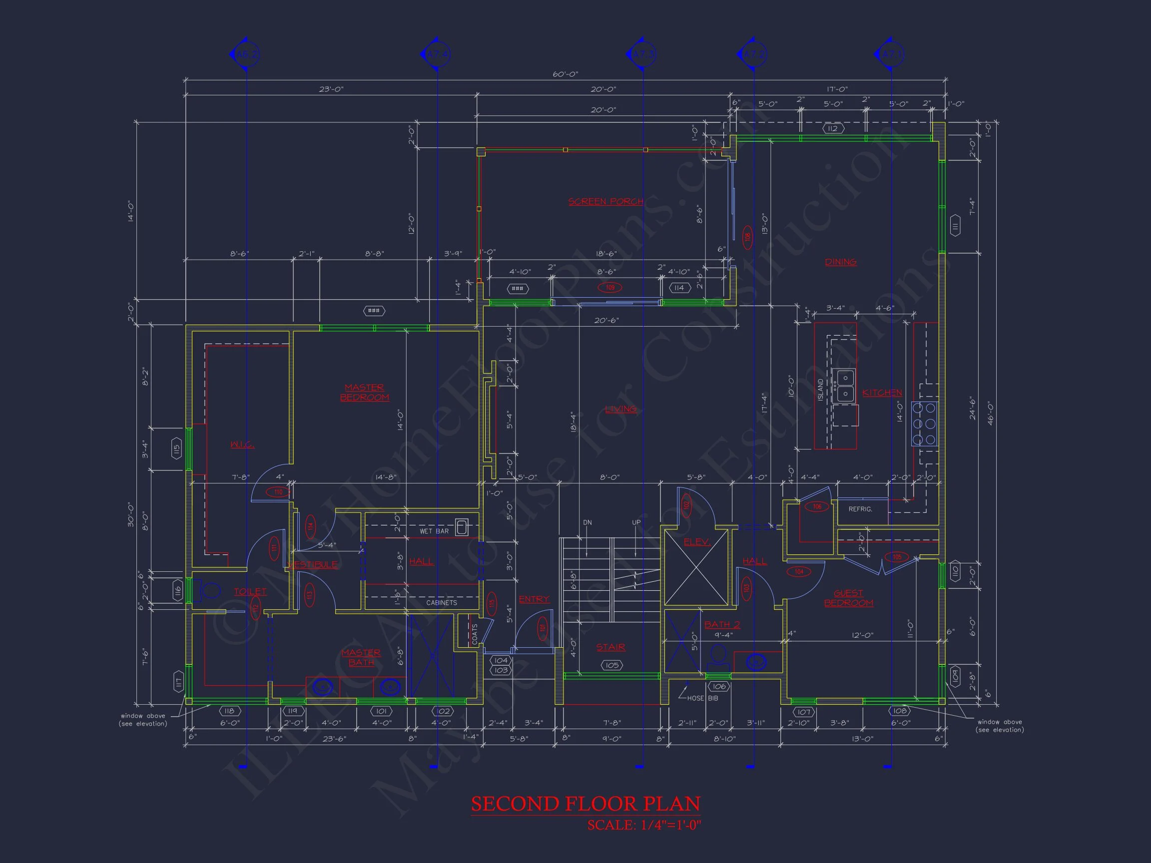 Modern house Floor Plan with 3 Stories and Contemporary Designs