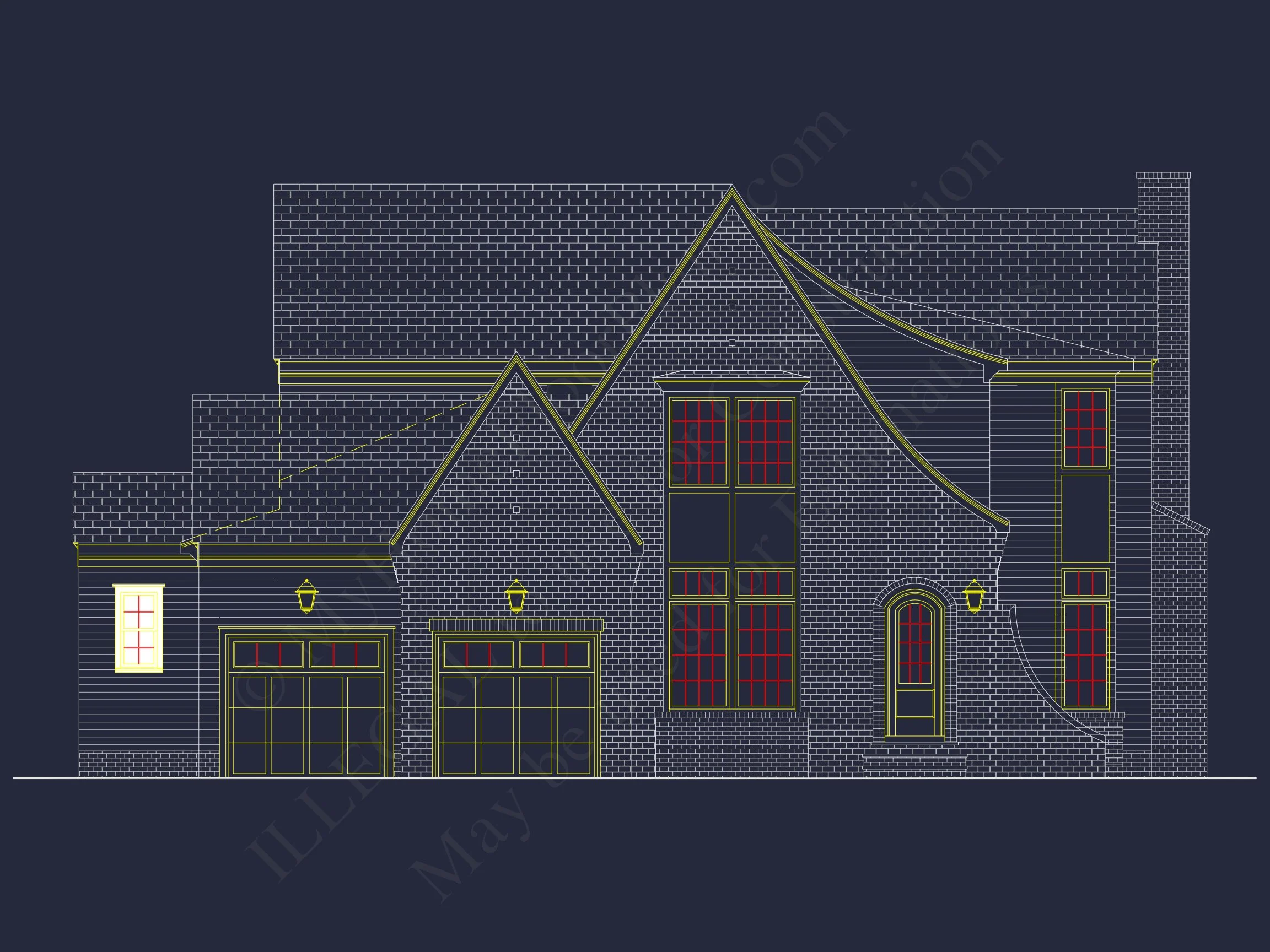 Modern Craftsman house Plan with 4 Bedrooms and Spacious Floor Designs
