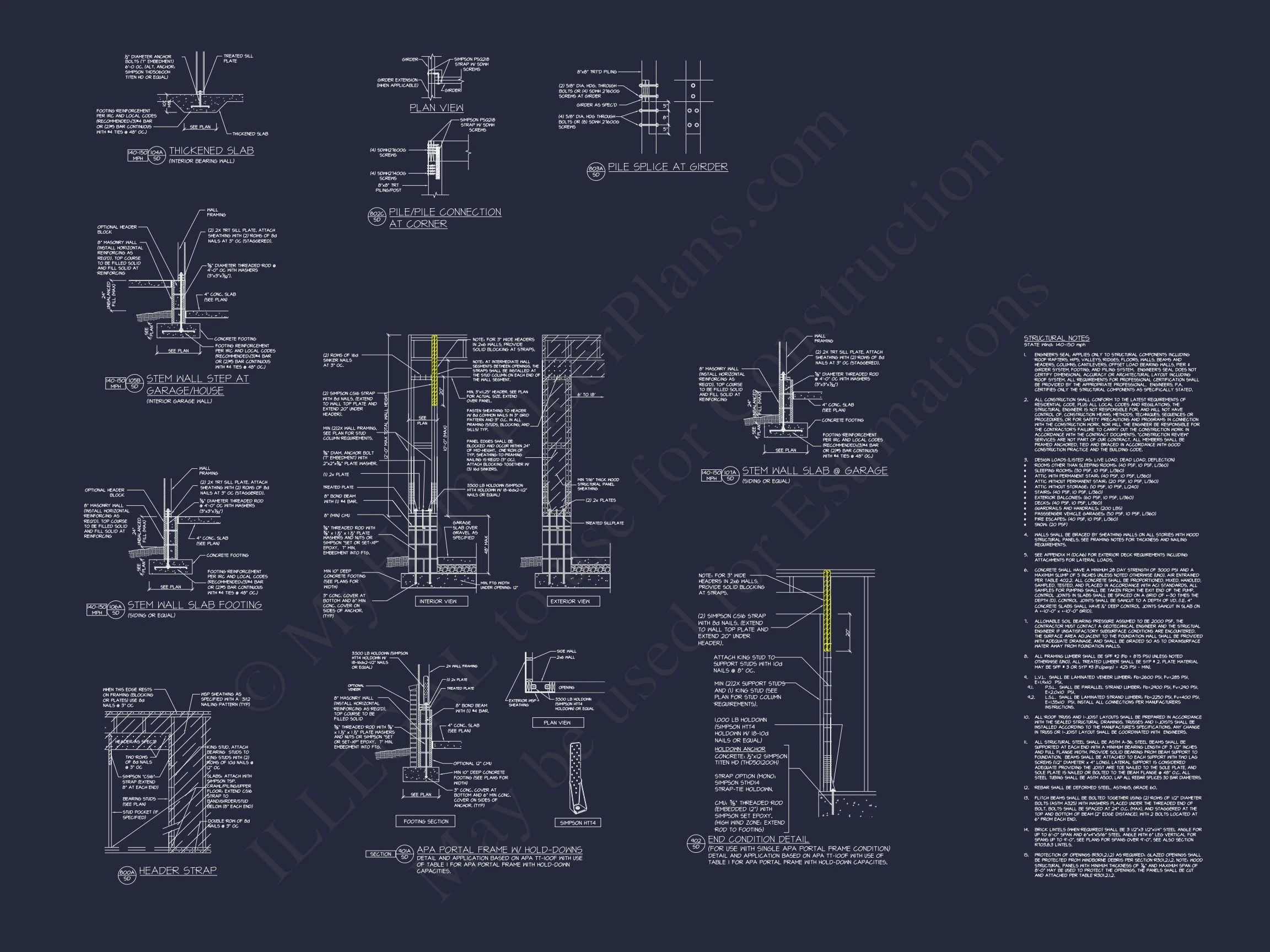 20-1366 HOUSE PLAN - Luxurious House Floor Plan with 4 Bedrooms | CAD Designs & Blueprints 15 CAD Designs & Blueprints