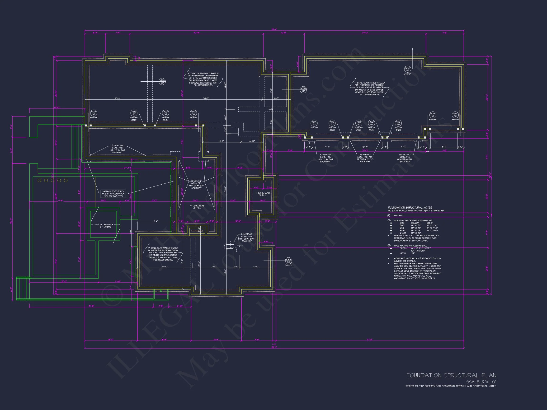 20-1366 HOUSE PLAN - Luxurious House Floor Plan with 4 Bedrooms | CAD Designs & Blueprints 11 CAD Designs & Blueprints