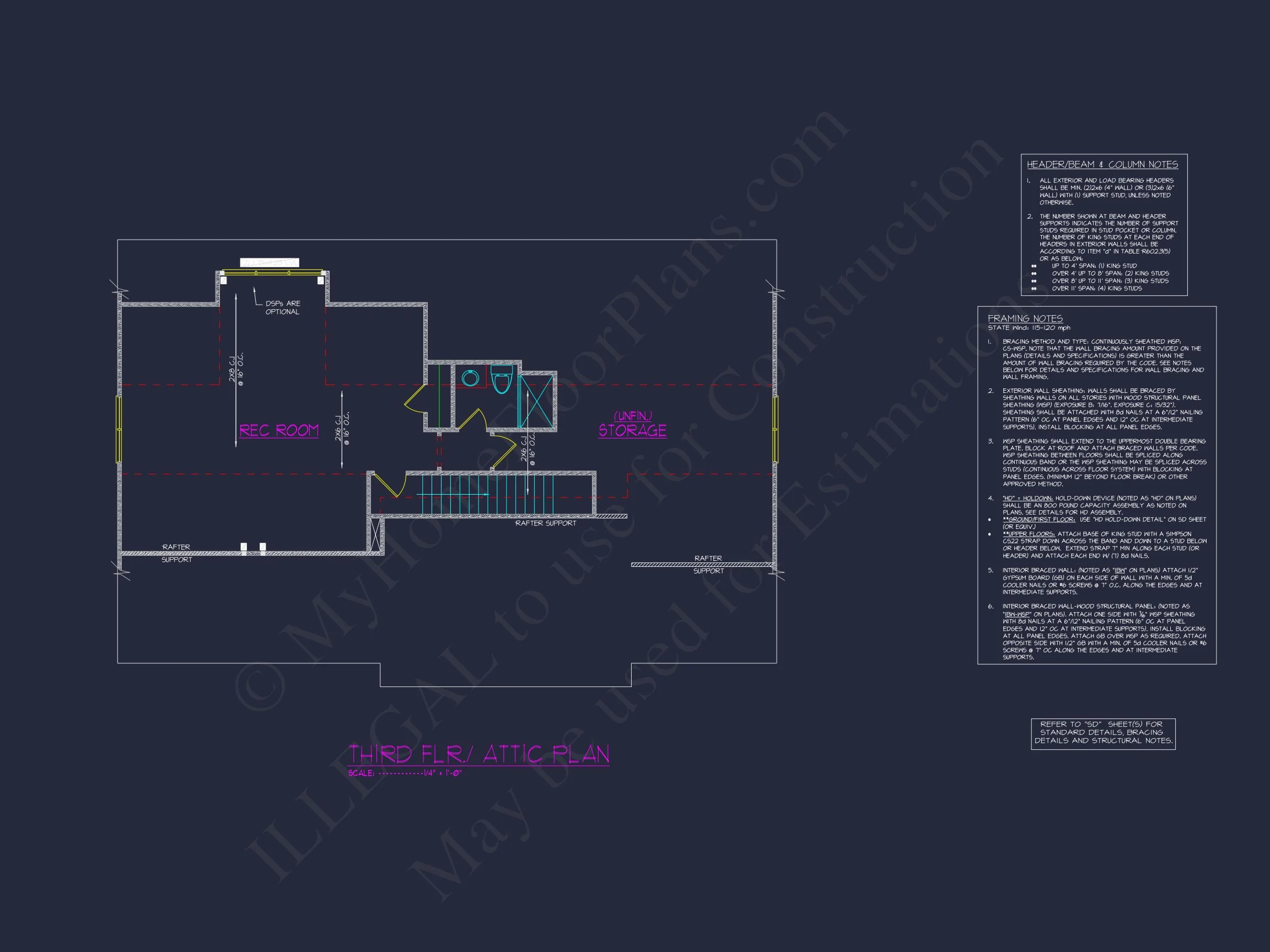 Modern Suburban house Plan with Spacious Layout and CAD Design