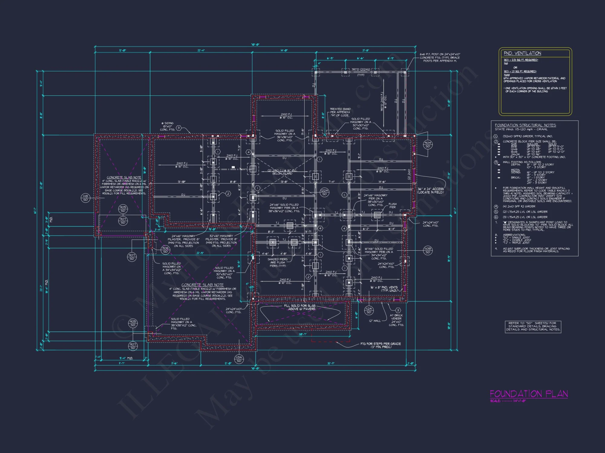 Modern Suburban house Plan with Spacious Layout and CAD Design